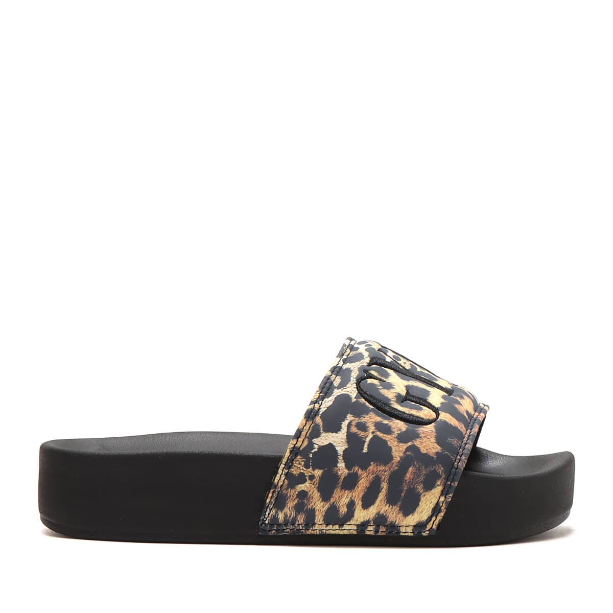DC SHOES Ws DC SLIDE PLATFORM BLACK/LEOPARD 23SS-Iの画像