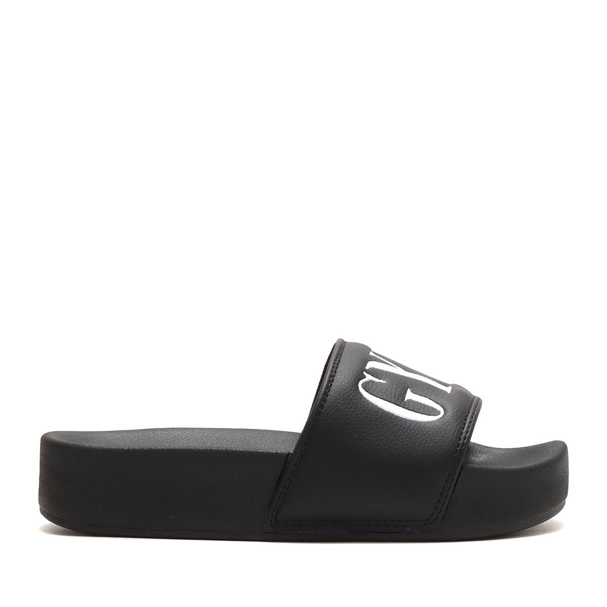 DC SHOES Ws DC SLIDE PLATFORM BLACK/BLACK/WHITE 23SS-Iの画像