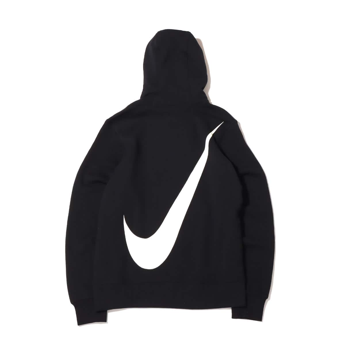 新品 未使用 Kith Nike Swoosh Hoodie 黒 パーカー M