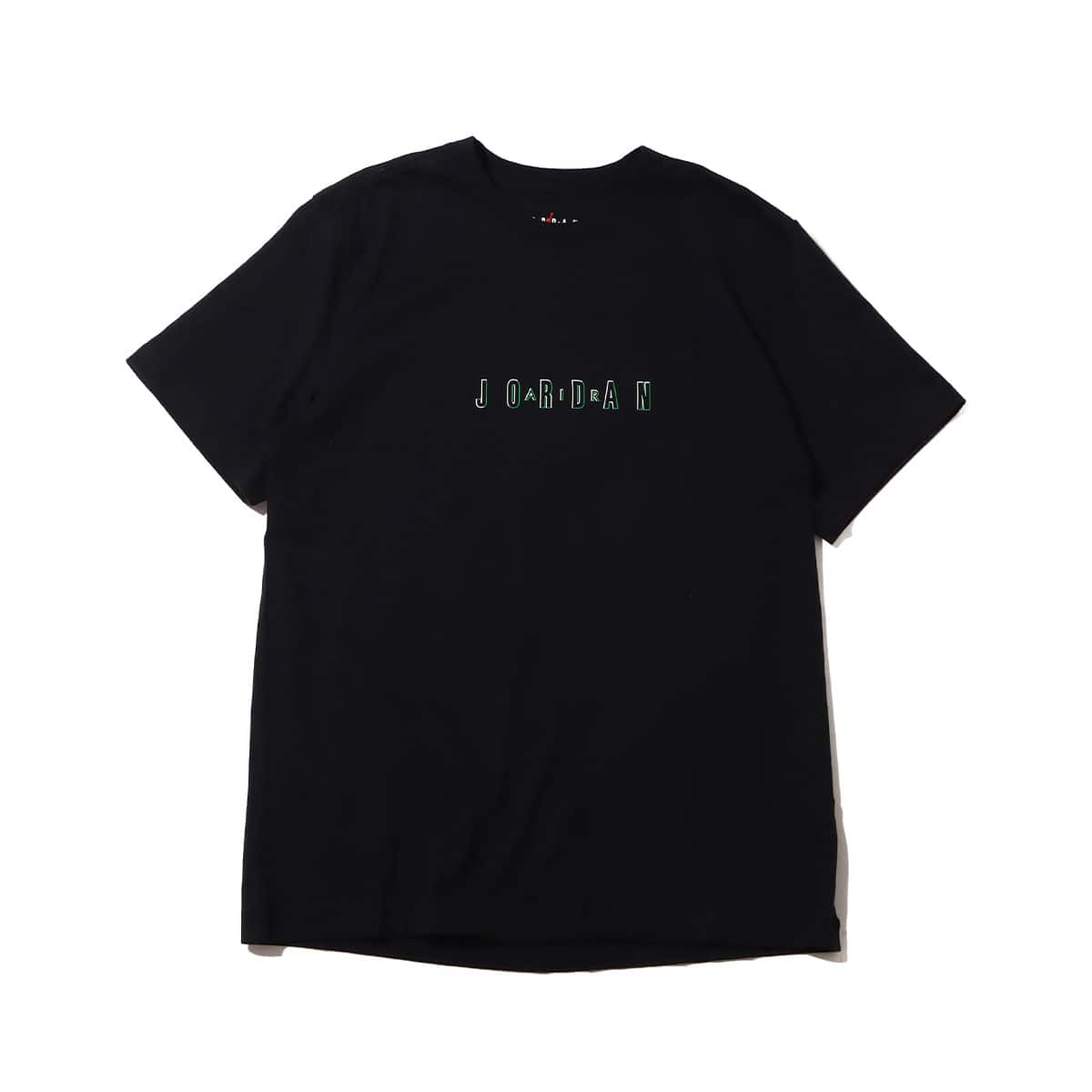 JORDAN BRAND AS M J ESS SS CREW 2 BLACK/LUCKY GREEN/LUCKY GREEN 23SU-Iの画像