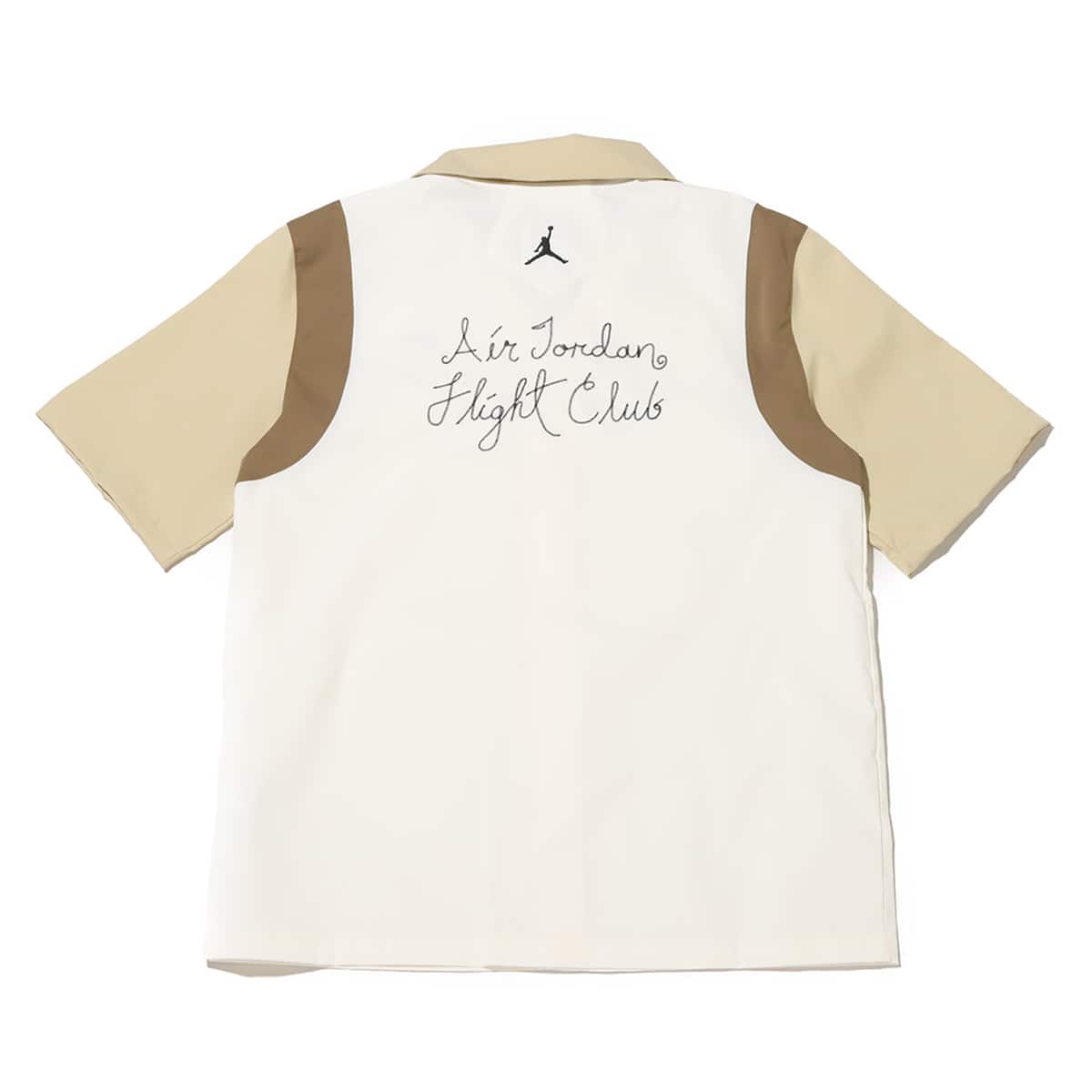 JORDAN BRAND AS W J BTN UP SHIRT SAIL/TEAM GOLD/BROWN KELP 23FA-Iの画像