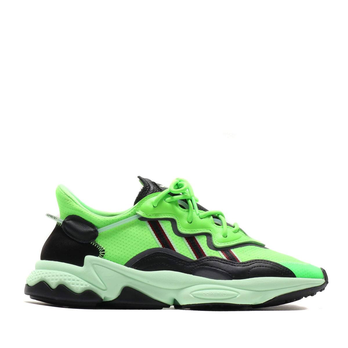 adidas ozweego black solar green