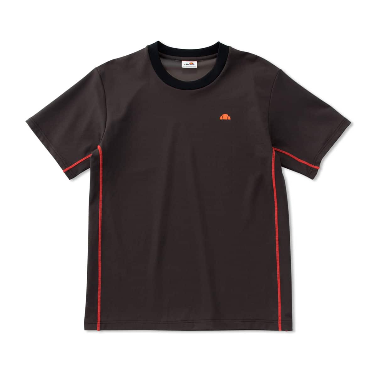 ellesse SSスクエアライン ティー ブラック 21SS-Iの画像