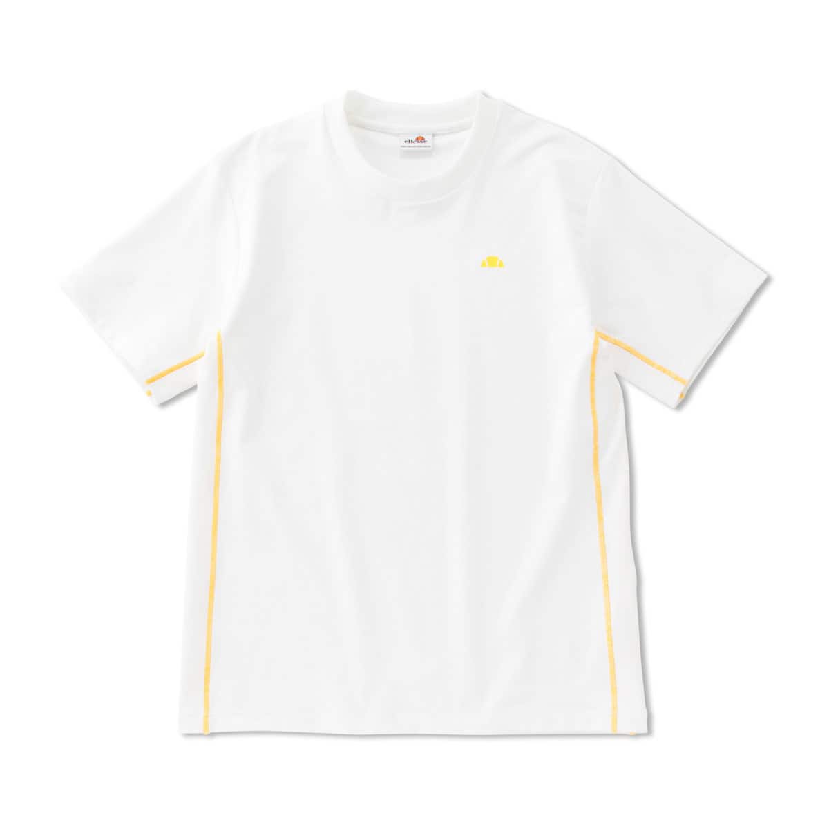 ellesse SSスクエアライン ティー ホワイト 21SS-Iの画像