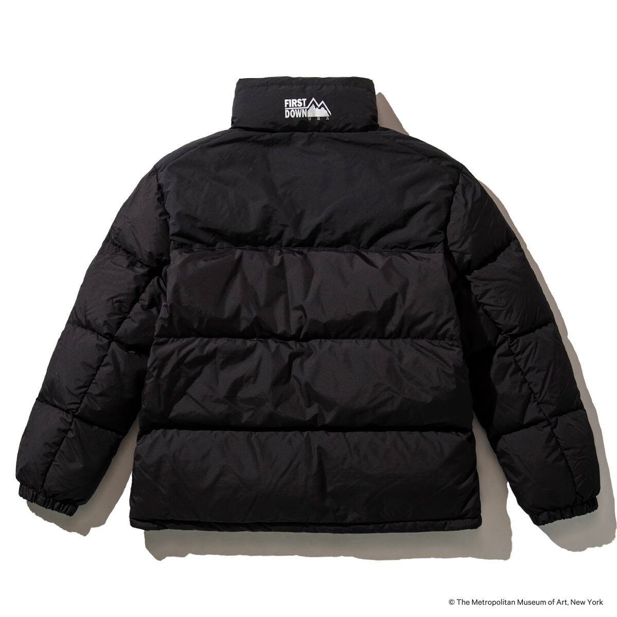 THE MET x Kinetics x FIRST DOWN BUBBLE DOWN JACKET BLACK 22FW-I