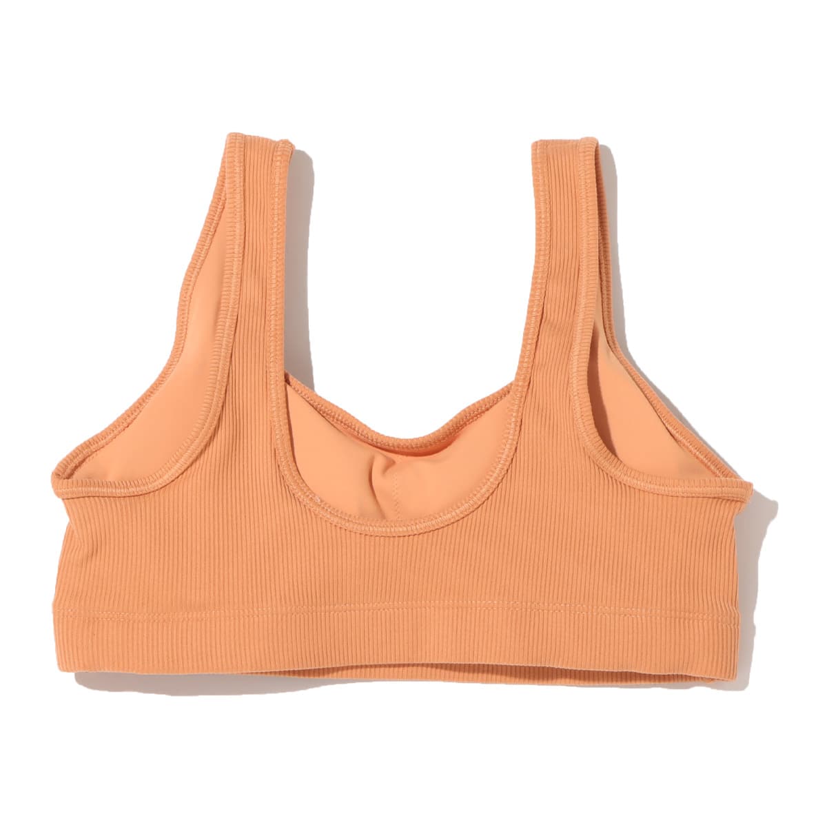 NIKE AS W NK ALATE ALL U RIB BRA AMBER BROWN/AMBER BROWN/WHITE 23FA-Iの画像