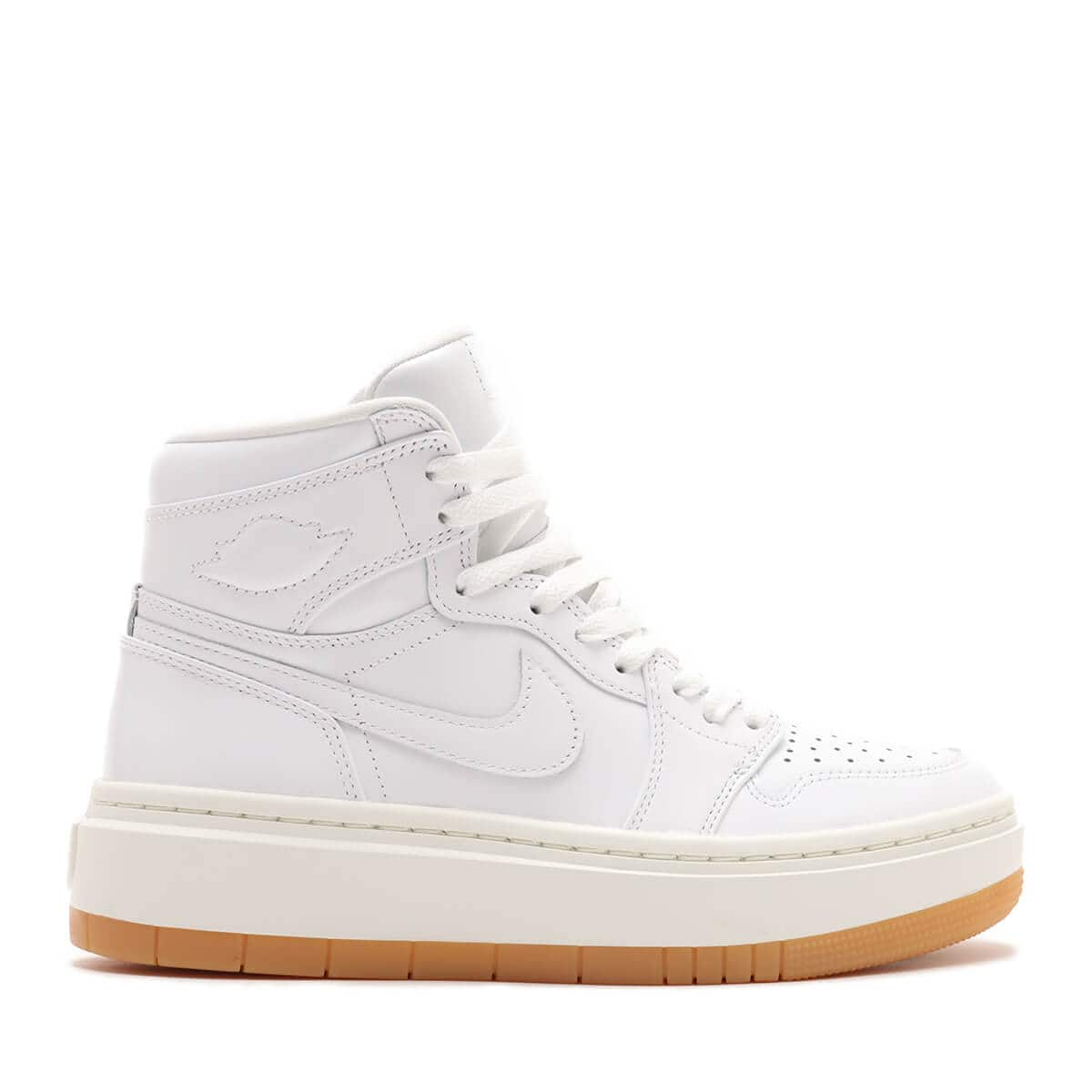 JORDAN BRAND W AIR JORDAN 1 ELEVATE HIGH SE WHITE/WHITE-SAIL-GUM LIGHT BROWN