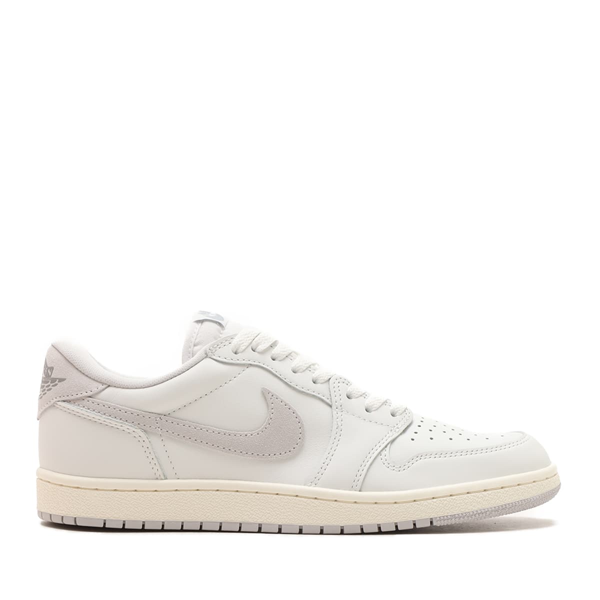 NIKE ナイキ スニーカー FB9933-100 Air Jordan 1 Low '85 AJ1 Neutral Grey エアジョーダン ロー ナチュラル グレー スニーカー ホワイト系 26.5【新古品】【未使用】約28cm高さ