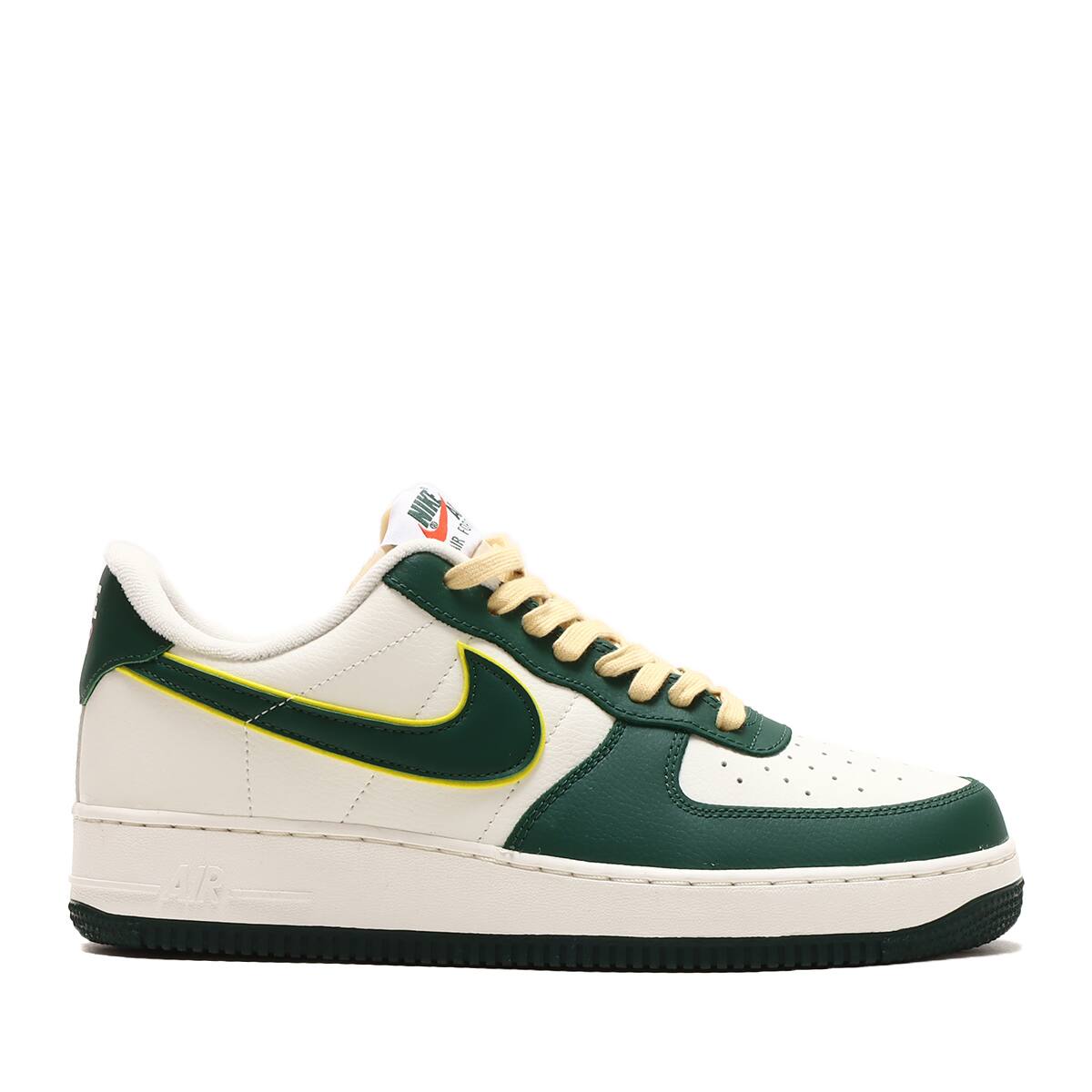 NIKE AIR FORCE 1 '07 LV8 SAIL/NOBLE GREEN-OPTI YELLOW-PICANTE RED