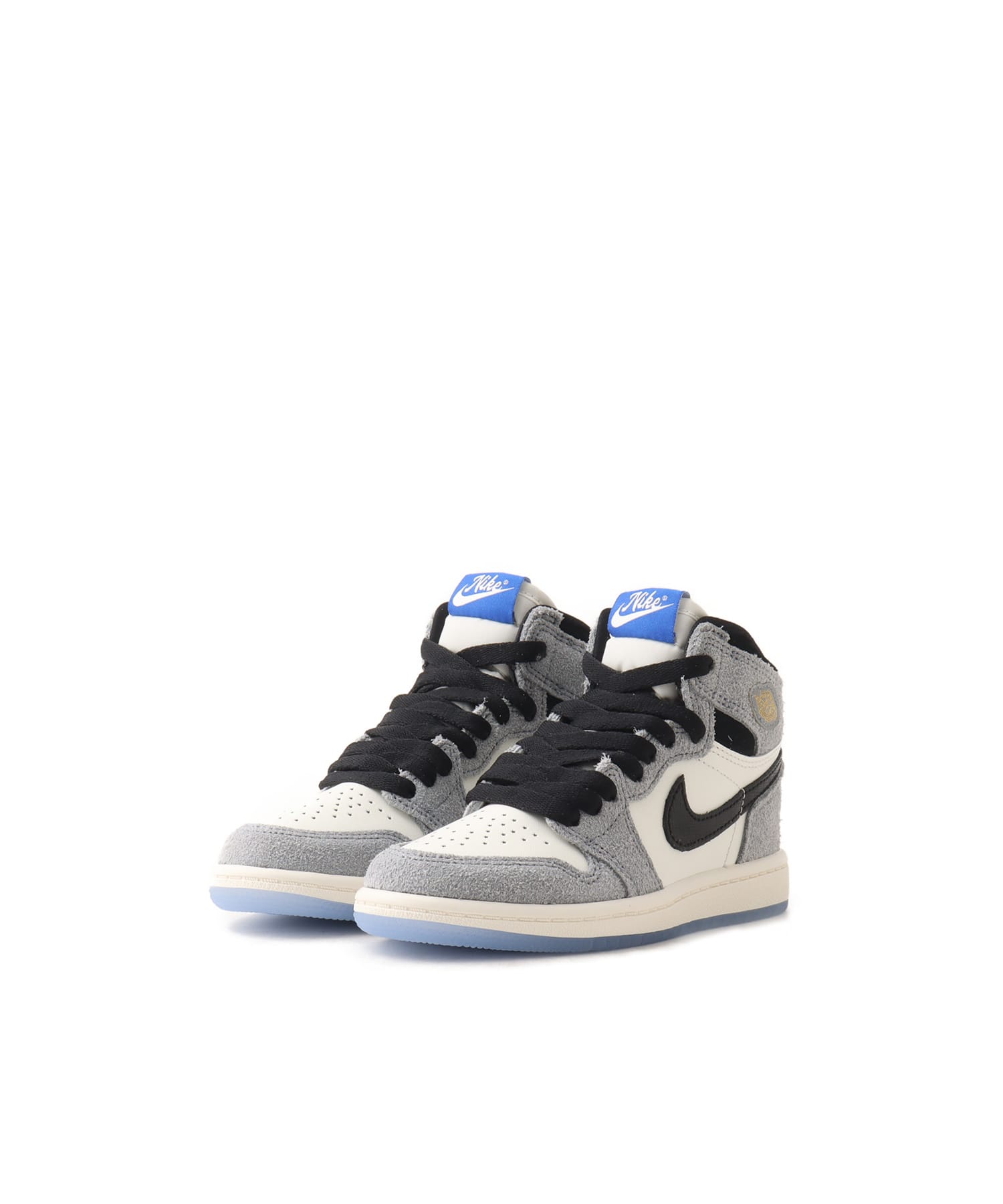JORDAN BRAND JORDAN 1 RETRO HIGH OG (PS) COOL GREY/BLACK-SAIL-GAME ROYALの画像