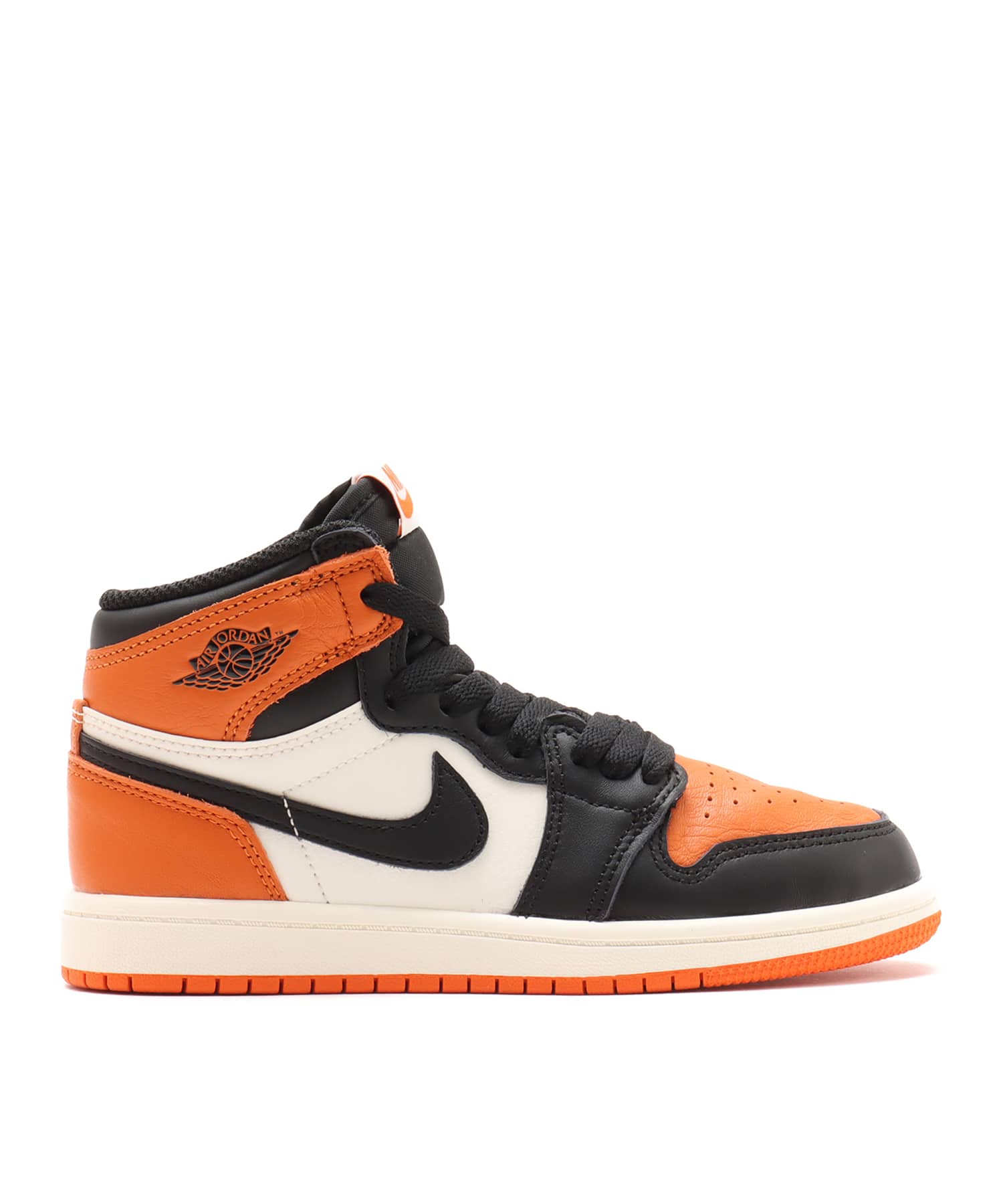 JORDAN BRAND JORDAN 1 RETRO HIGH OG (PS) BLACK/BLACK-SAIL-STARFISHの画像