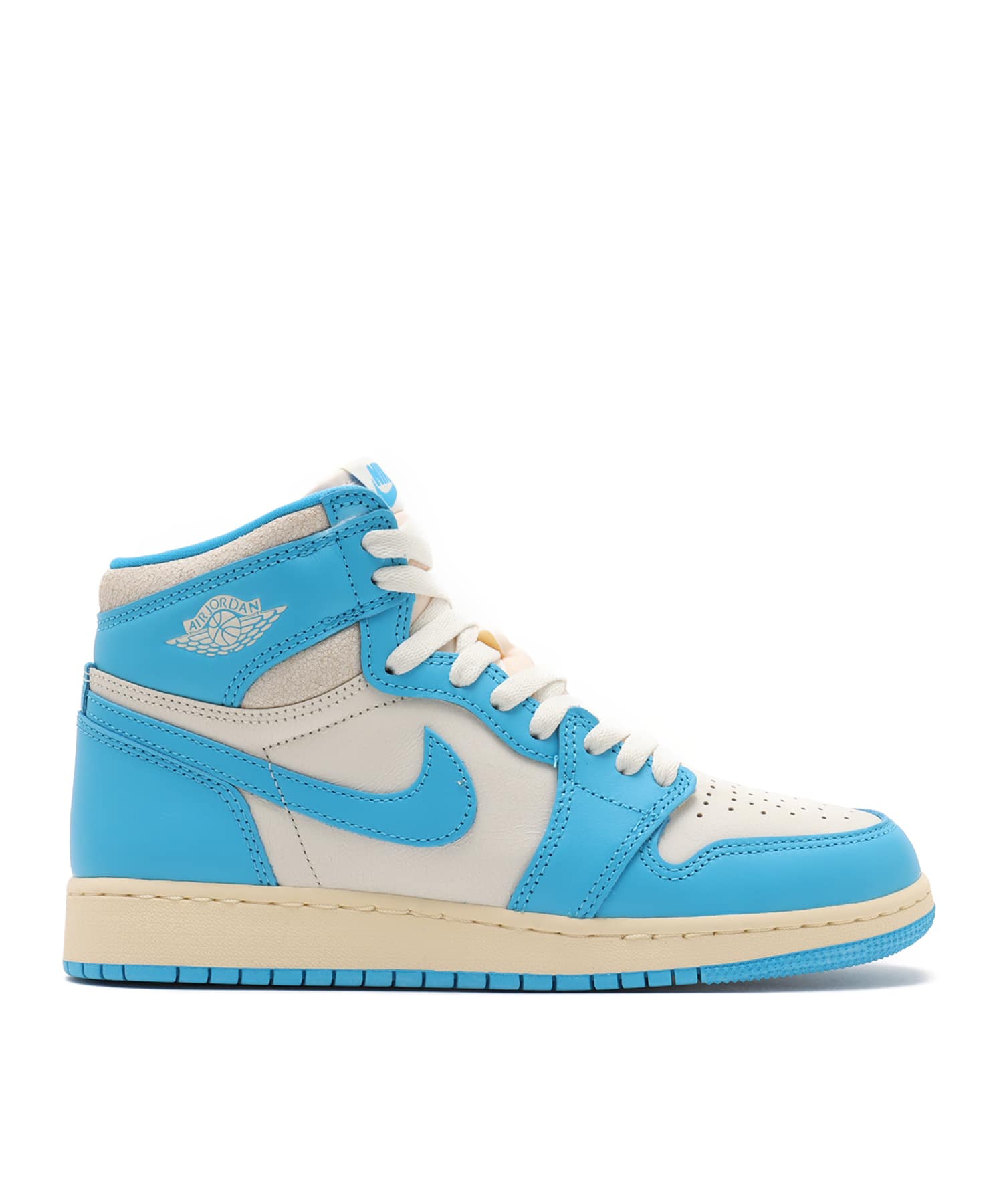 JORDAN BRAND AIR JORDAN 1 RETRO HIGH OG GS DK POWDER BLUE/DK POWDER BLUE-SAILの画像