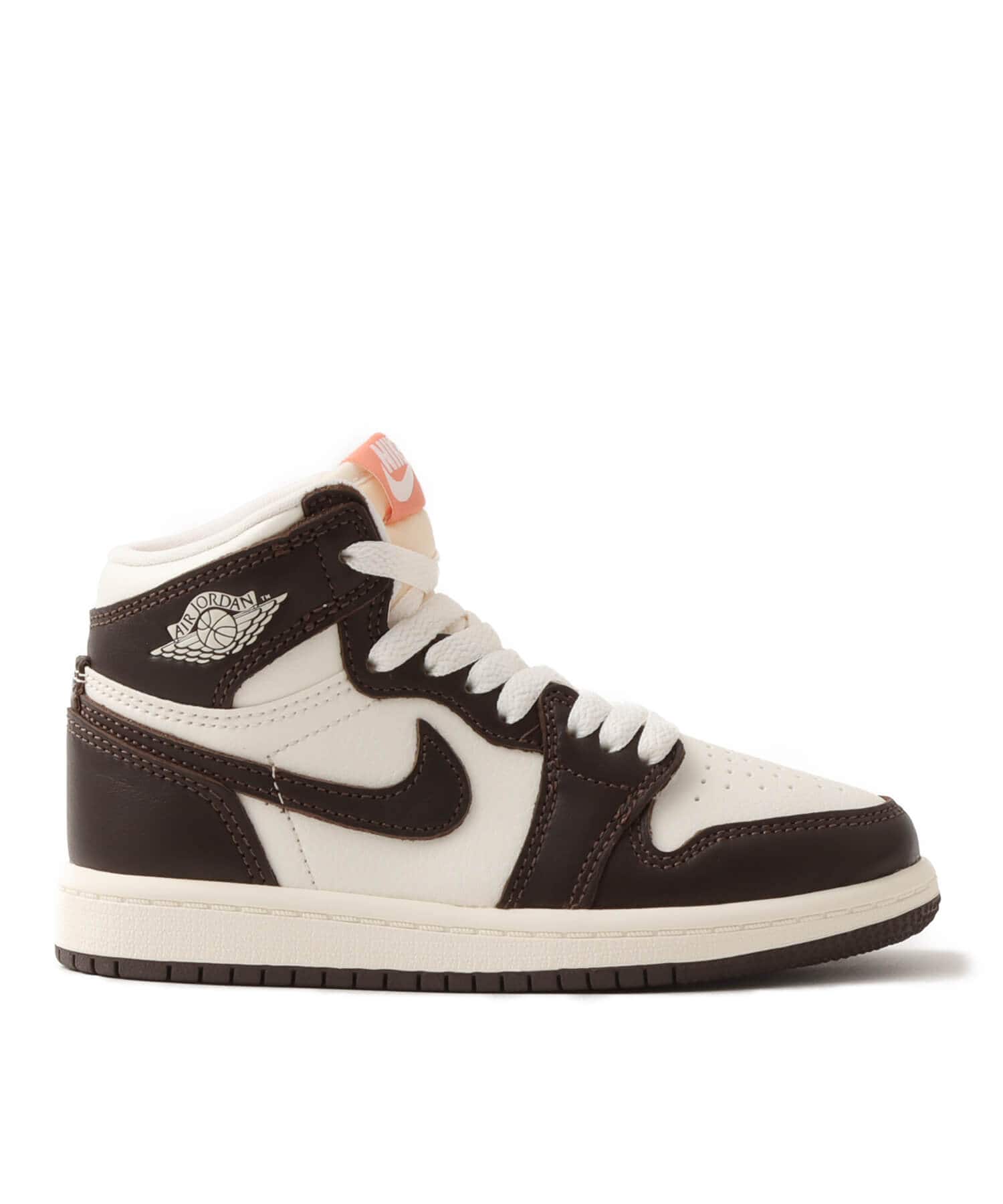 JORDAN BRAND JORDAN 1 RETRO HIGH OG (PS) BAROQUE BROWN/SAIL-LT MADDER ROOTの画像