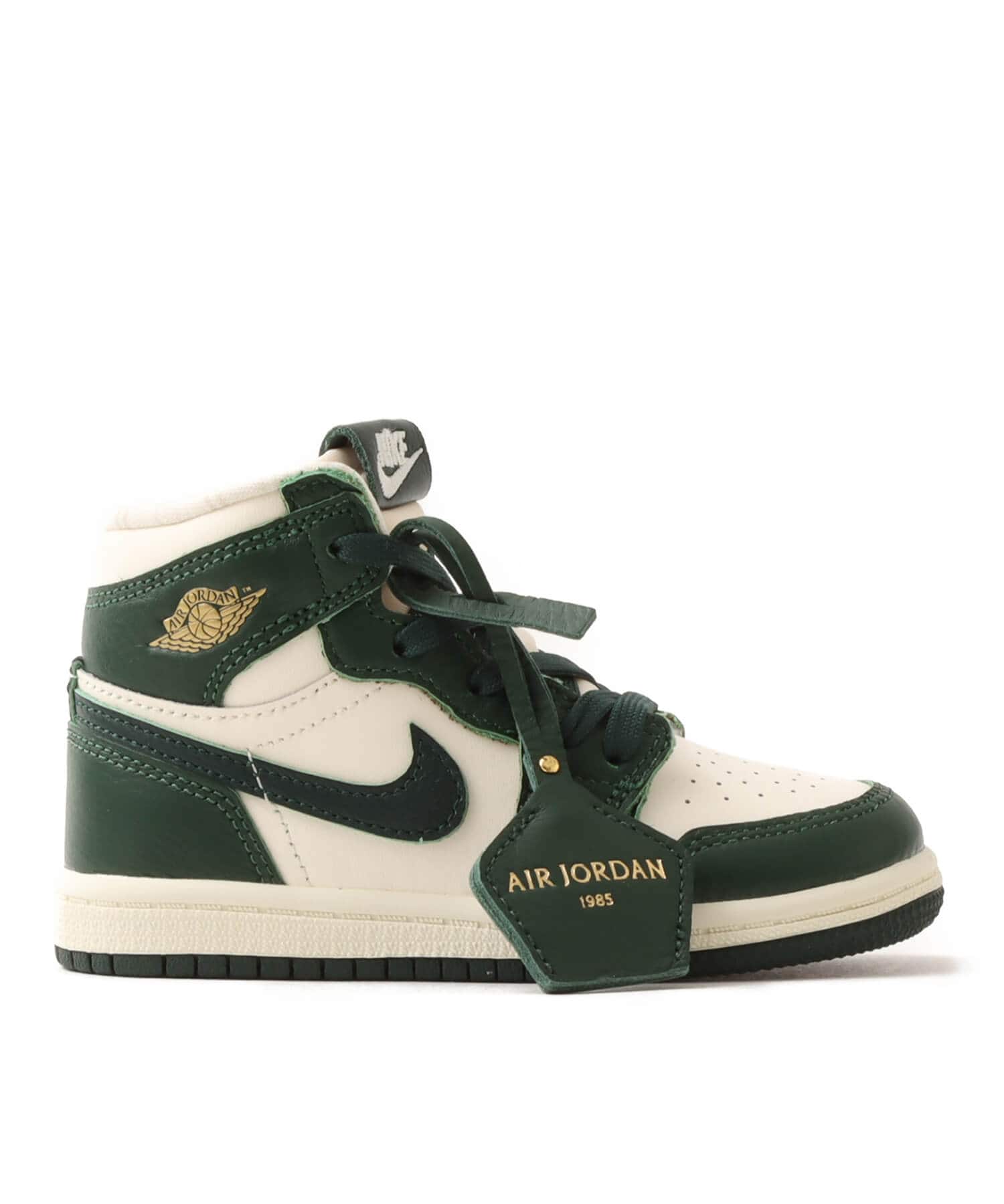 JORDAN BRAND JORDAN 1 RETRO HIGH OG (TD) PALE IVORY/PRO GREEN-FIR-COCONUT MILKの画像