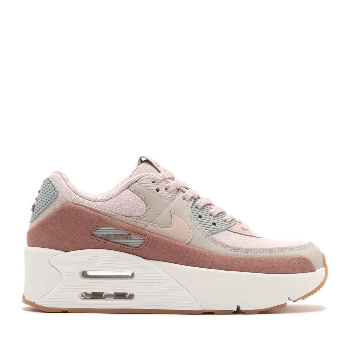 NIKE AIR MAX 90 LV8 LT IRON ORE/PLATINUM VIOLET-LIGHT PUMICE