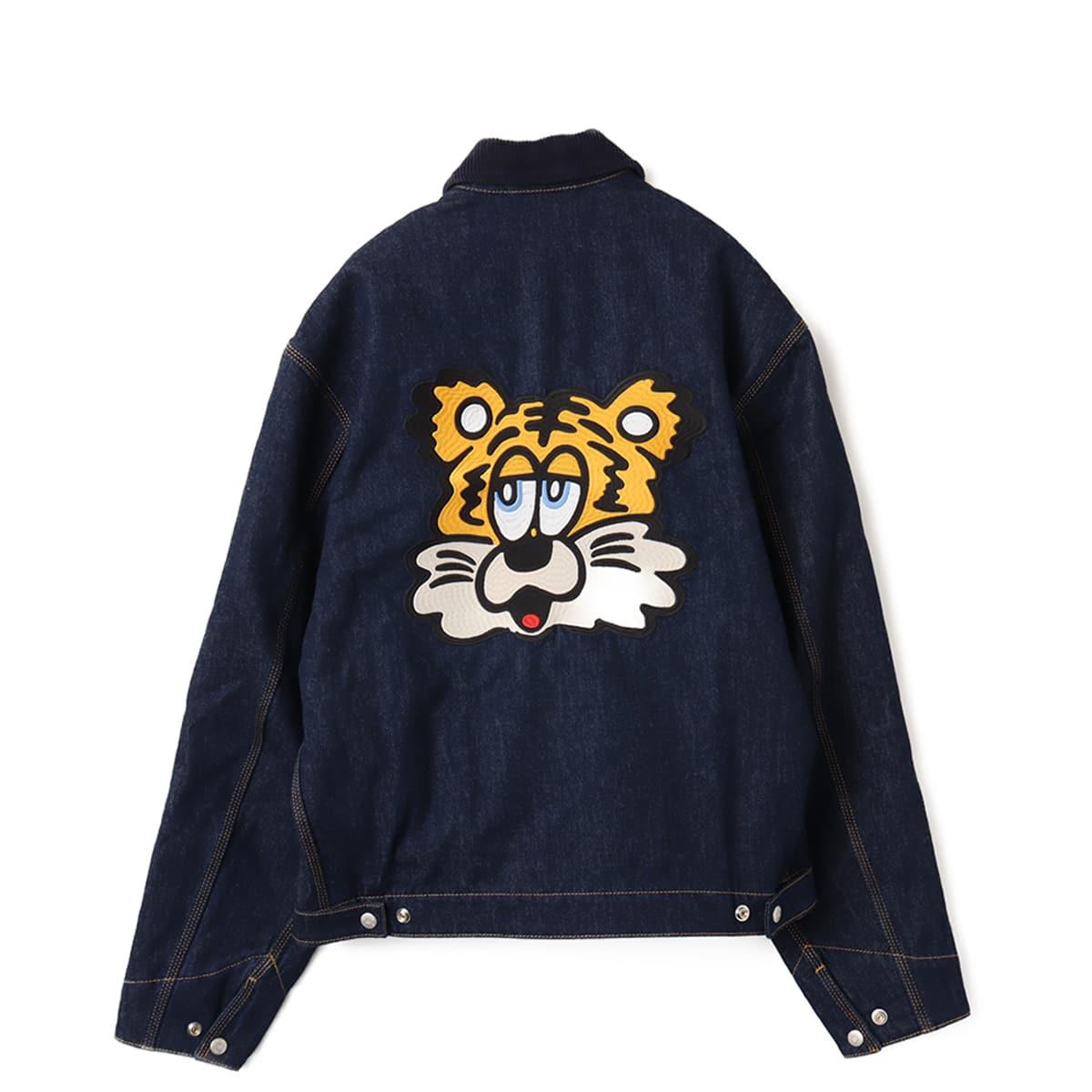 若者に人気のブランド JACKET WORKWEAR PADDED MARKET VERDY KENZO RINSE DENIM BLUE スノーボード