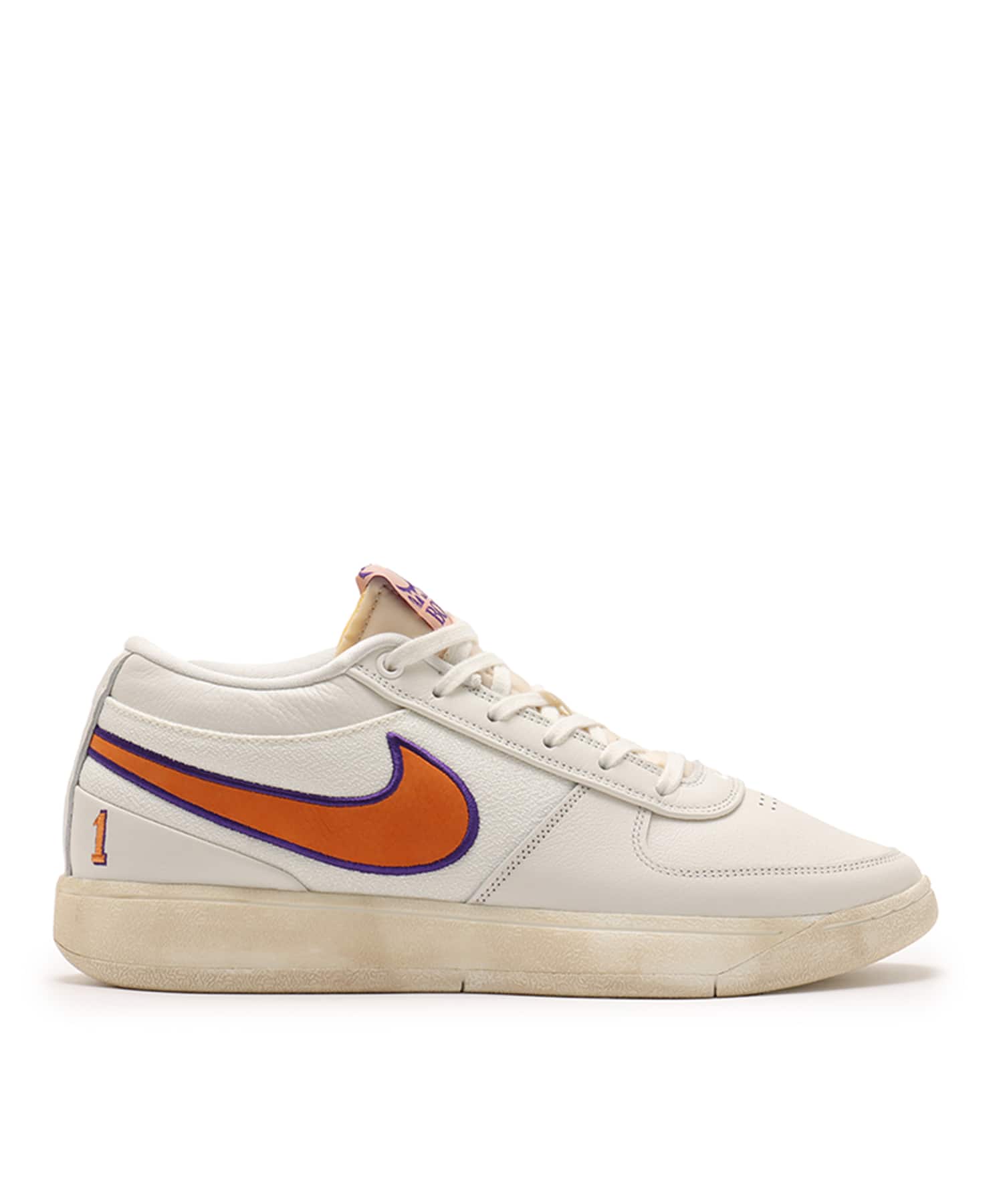 NIKE BOOK 1 EP SAIL/CLAY ORANGE-COURT PURPLEの画像