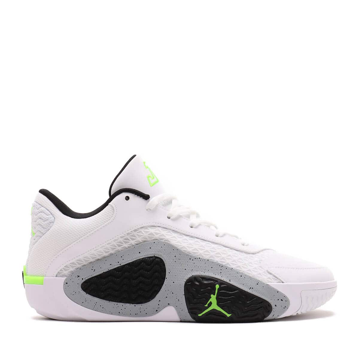 JORDAN BRAND JORDAN TATUM 2 PF WHITE/ELECTRIC GREEN-BLACK-WOLF GREY