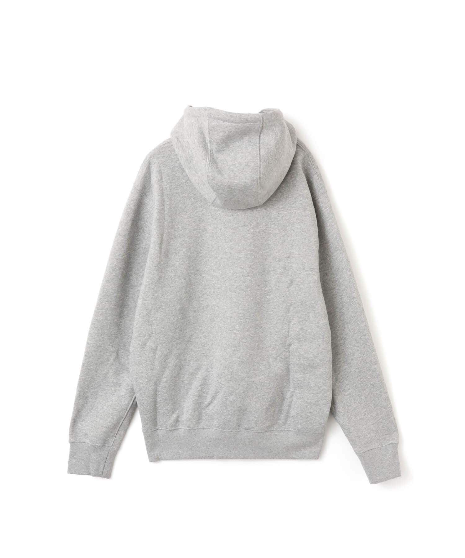 NIKE AS M NK CLUB BB PO HOODIE DK GREY HEATHER/LT SMOKE GREY/WHITEの画像