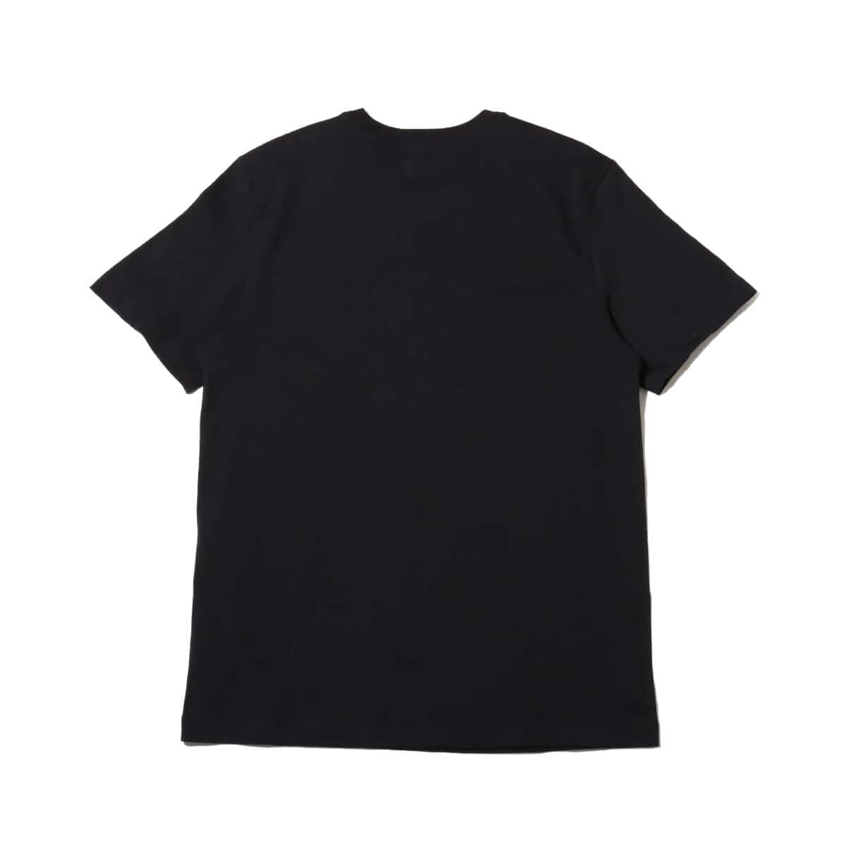 JORDAN BRAND AS M J BRAND LOGO STACK SS CRW BLACK/WHITEの画像
