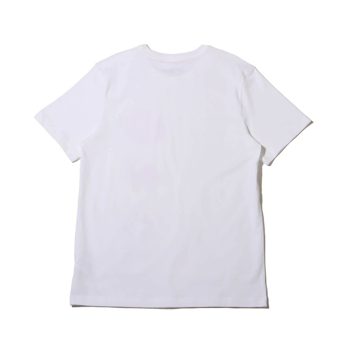 JORDAN BRAND AS M J BRAND LOGO STACK SS CRW WHITE/GYM REDの画像