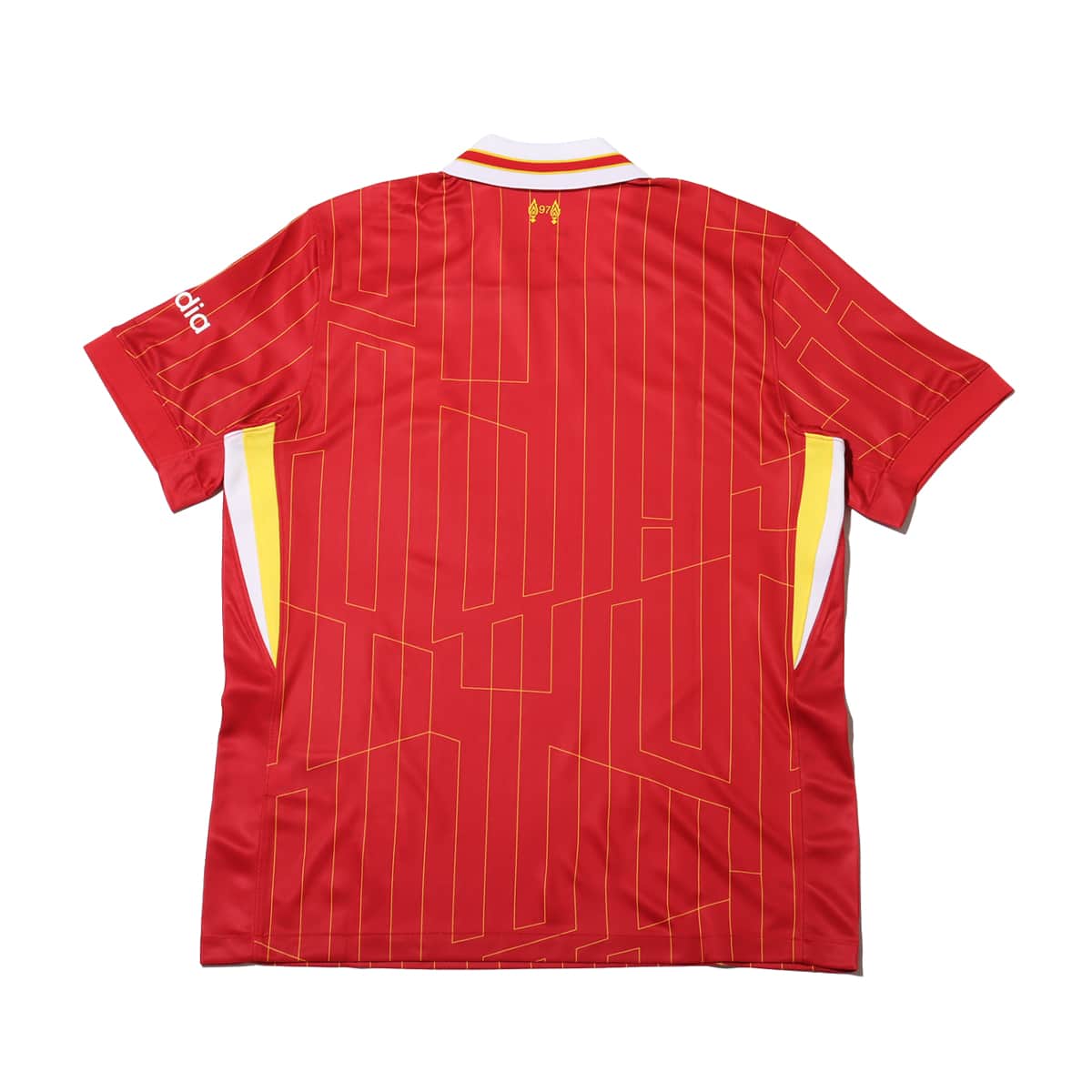 NIKE LFC M NK DF JSY SS STAD HM GYM RED/WHITE/CHROME YELLOW