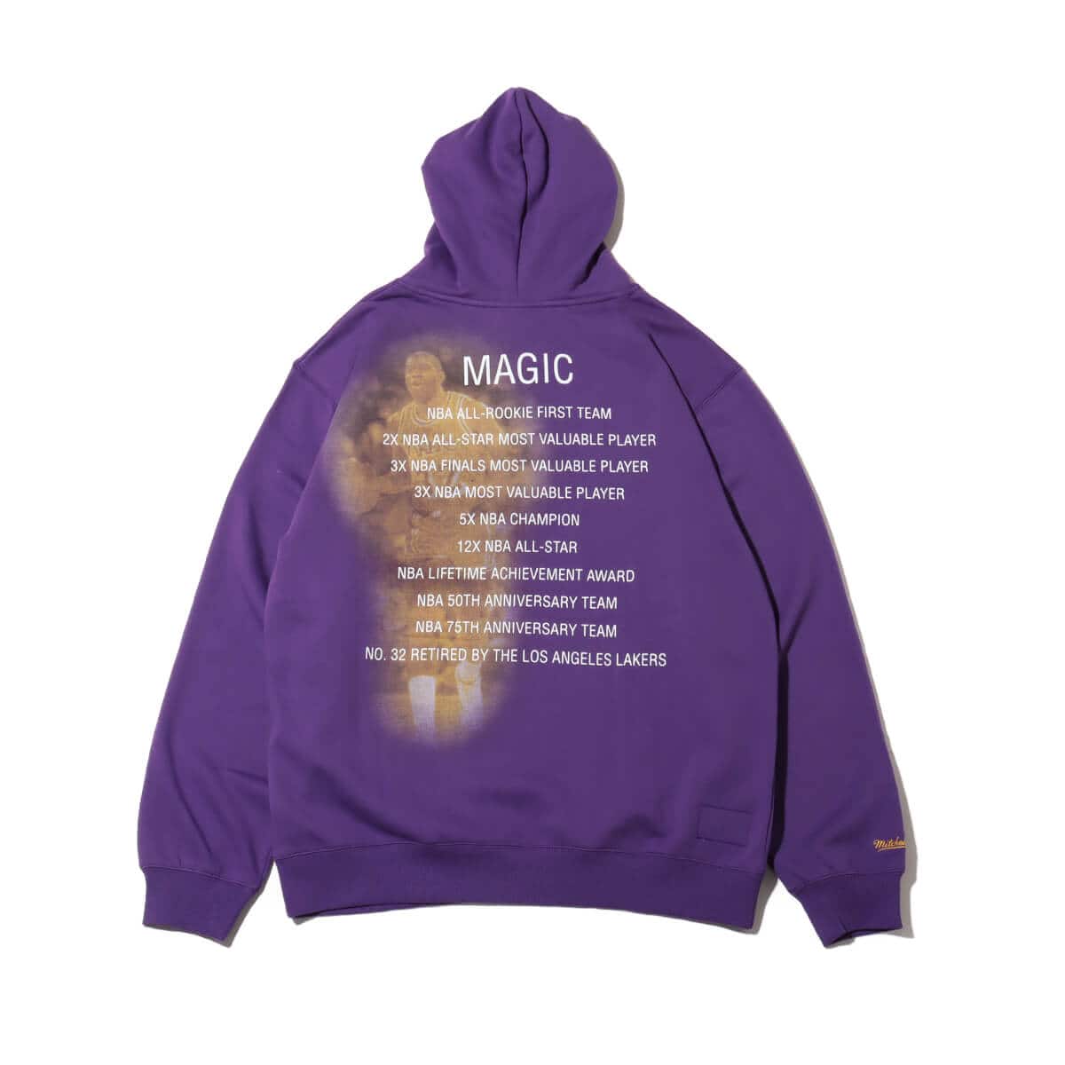 Mitchell & Ness N&N PLAYER FLEECE LAL E.JOHNSON PURPLEの画像
