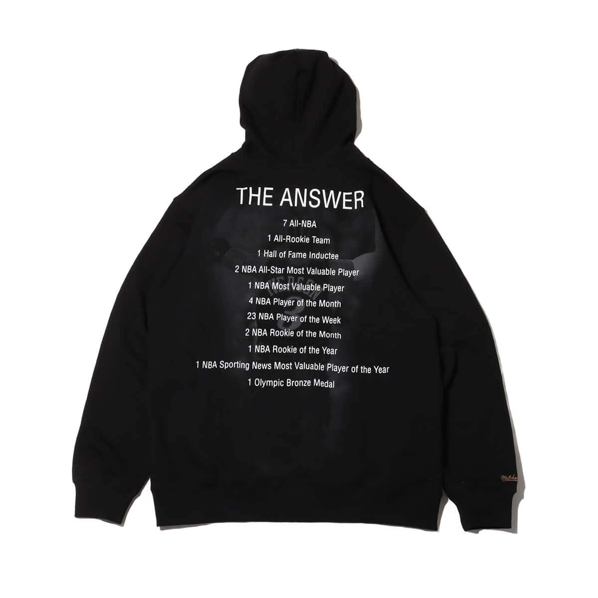 Mitchell & Ness N&N PLAYER FLEECE P76 A.IVERSON BLACKの画像