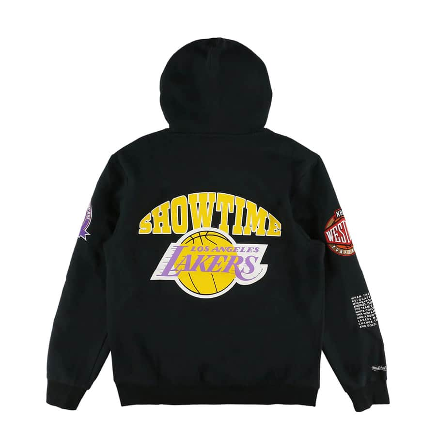 Mitchell & Ness TEAM ORIGINS FLEECE HOODY LAKERS BLACK 22FW-I