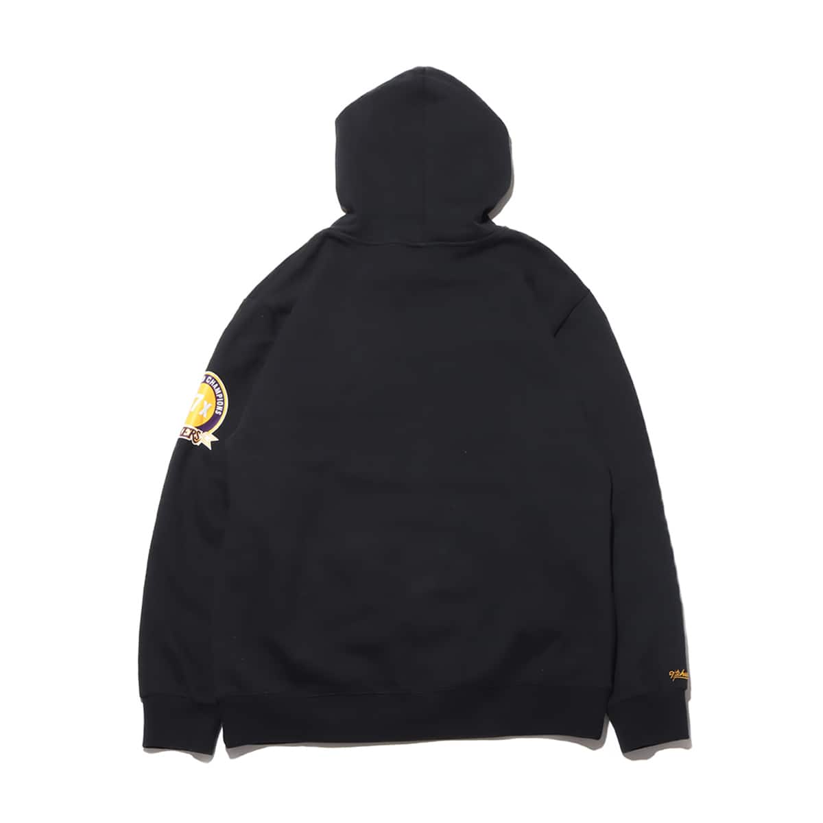 Mitchell & Ness GAME TIME FLEECE HOODIE LAL BLACK 23FW-Iの画像