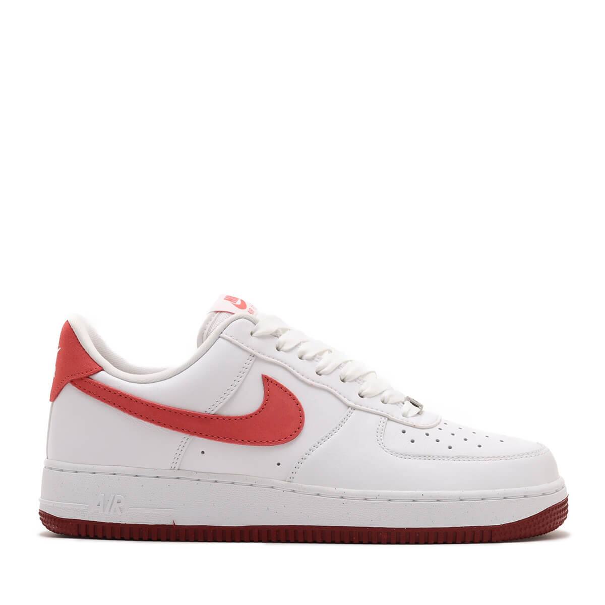 NIKE W AIR FORCE 1 '07 WHITE/ADOBE-TEAM RED-DRAGON RED 24SP-I