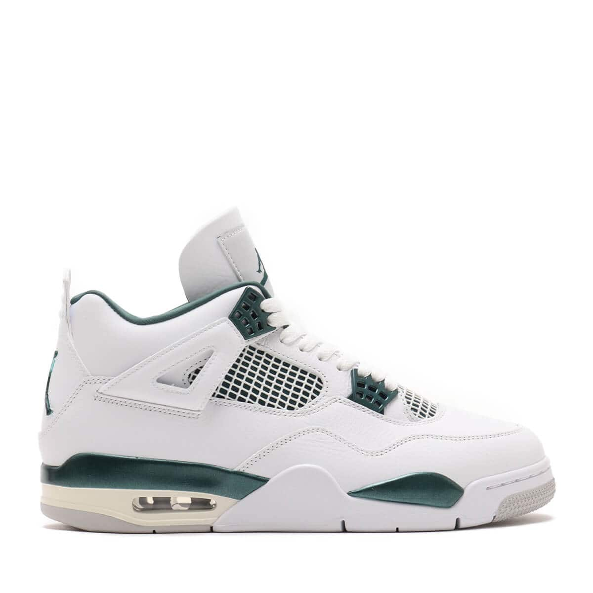 JORDAN BRAND AIR JORDAN 4 RETRO WHITE/OXIDIZED GREEN-WHITE-NEUTRAL GREY