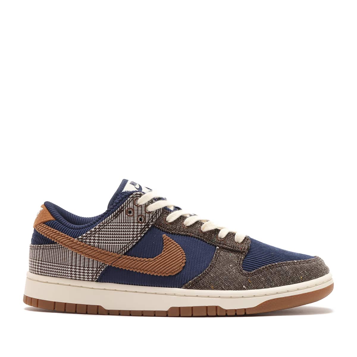 NIKE DUNK LOW PRM MIDNIGHT NAVY/ALE BROWN-PALE IVORY