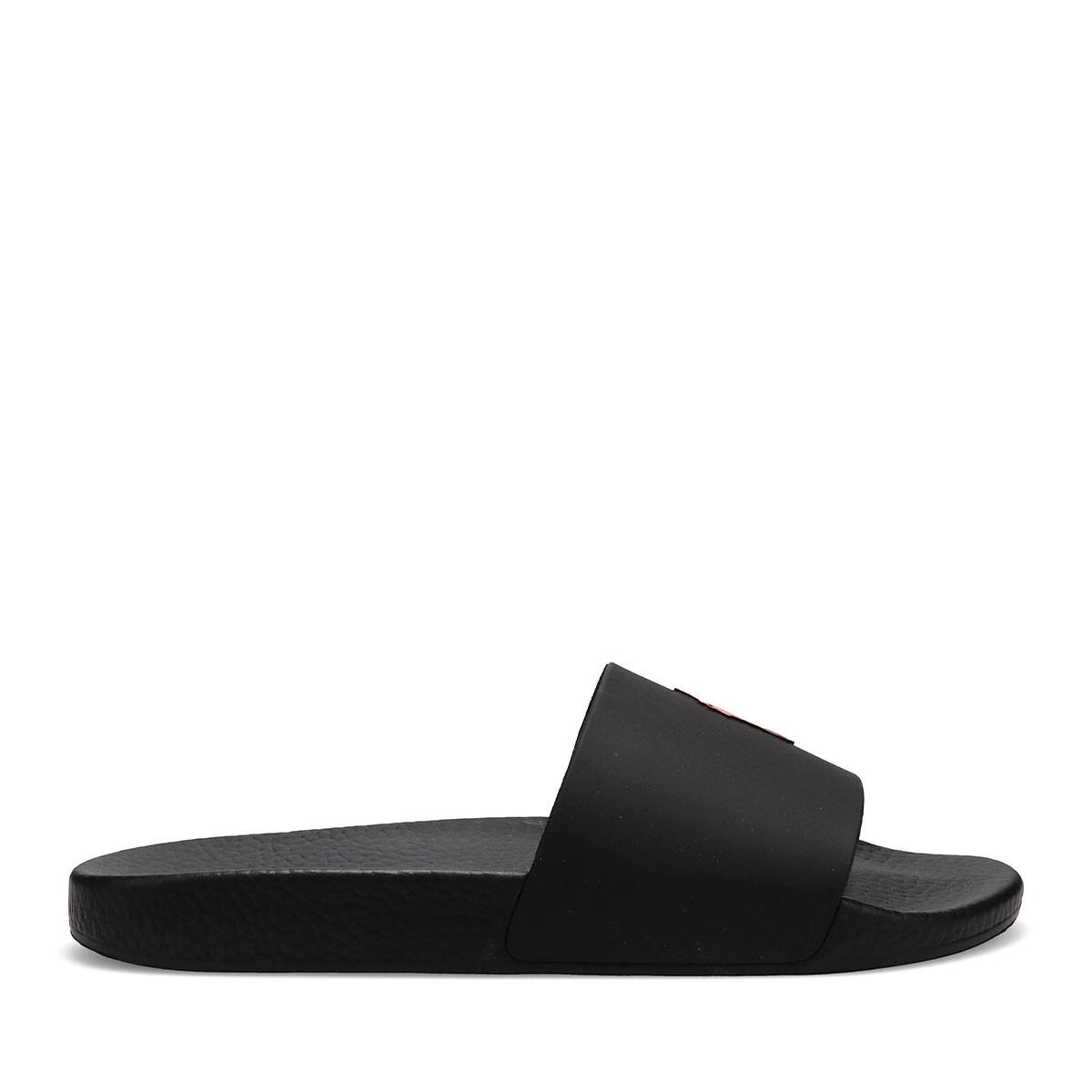POLO RALPH LAUREN POLO SLIDE SANDAL BLACK の画像