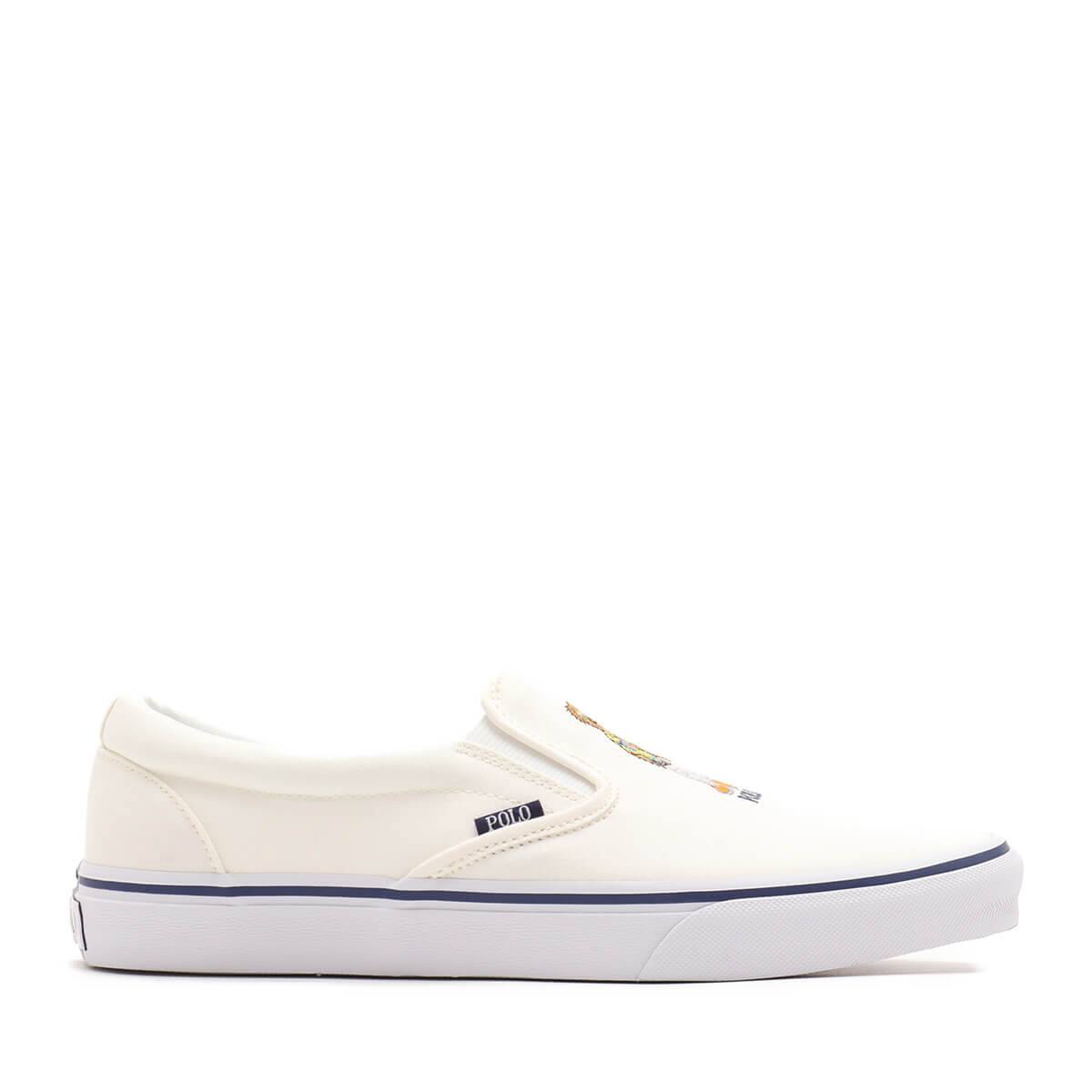 POLO RALPH LAUREN KEATON SLIP ON CANVAS NATURAL-101 の画像