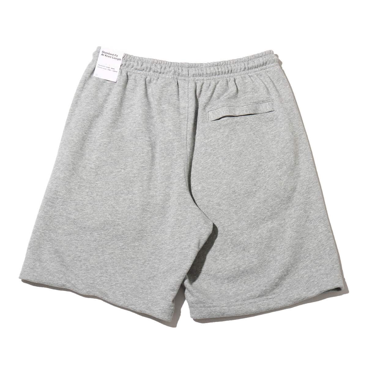NIKE AS M NK CLUB FT SHORT VRSTY DK GREY HEATHER/SAFETY ORANGEの画像