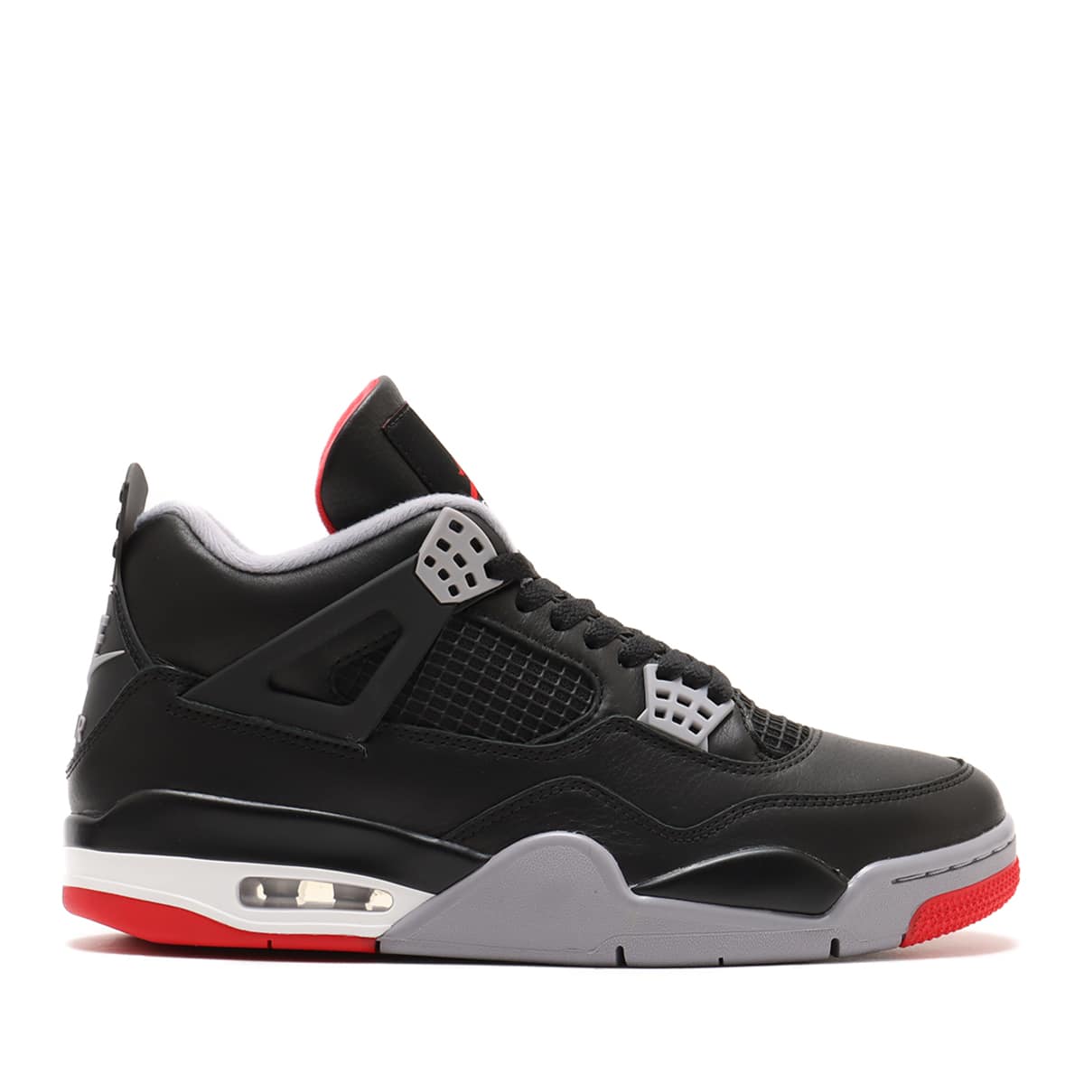 JORDAN BRAND AIR JORDAN 4 RETRO BLACK/FIRE RED-CEMENT GREY-SUMMIT