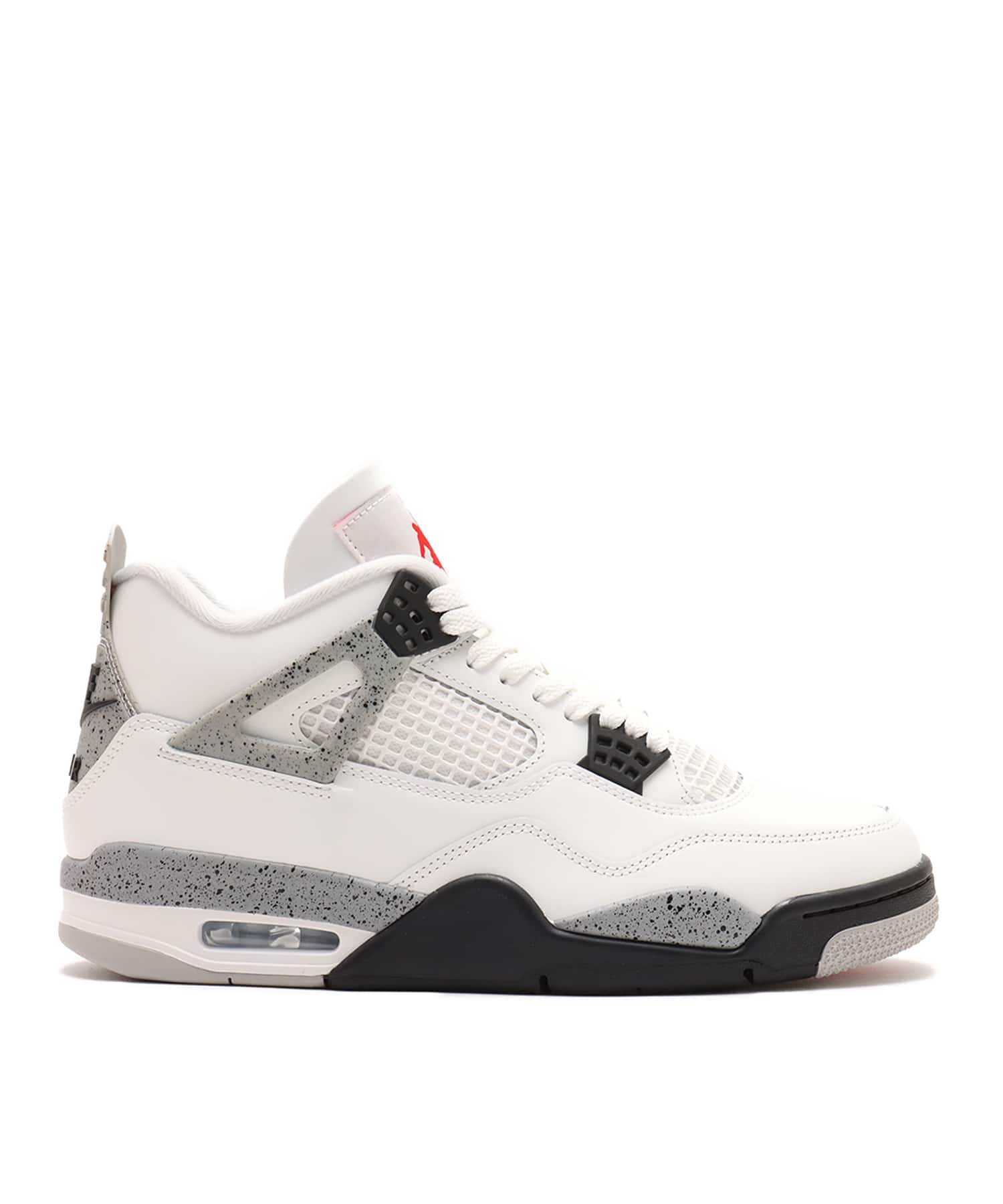 JORDAN BRAND AIR JORDAN 4 RETRO SUMMIT WHITE/FIRE RED-CEMENT GREY-BLACKの画像