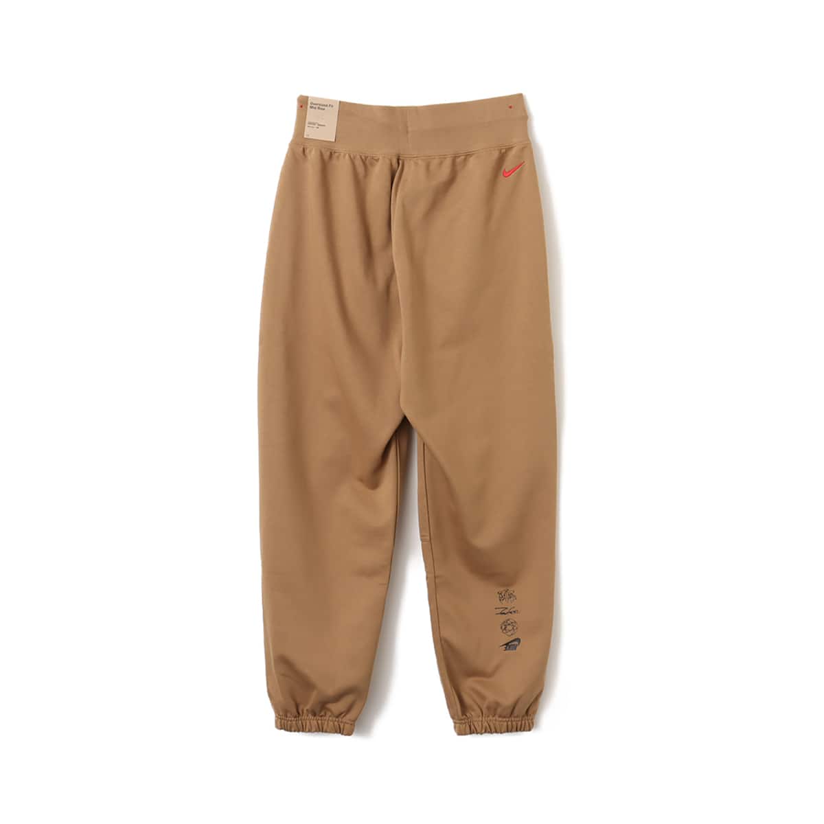 NIKE AS W NSW BRKNG FLC PANT DK DRIFTWOOD の画像
