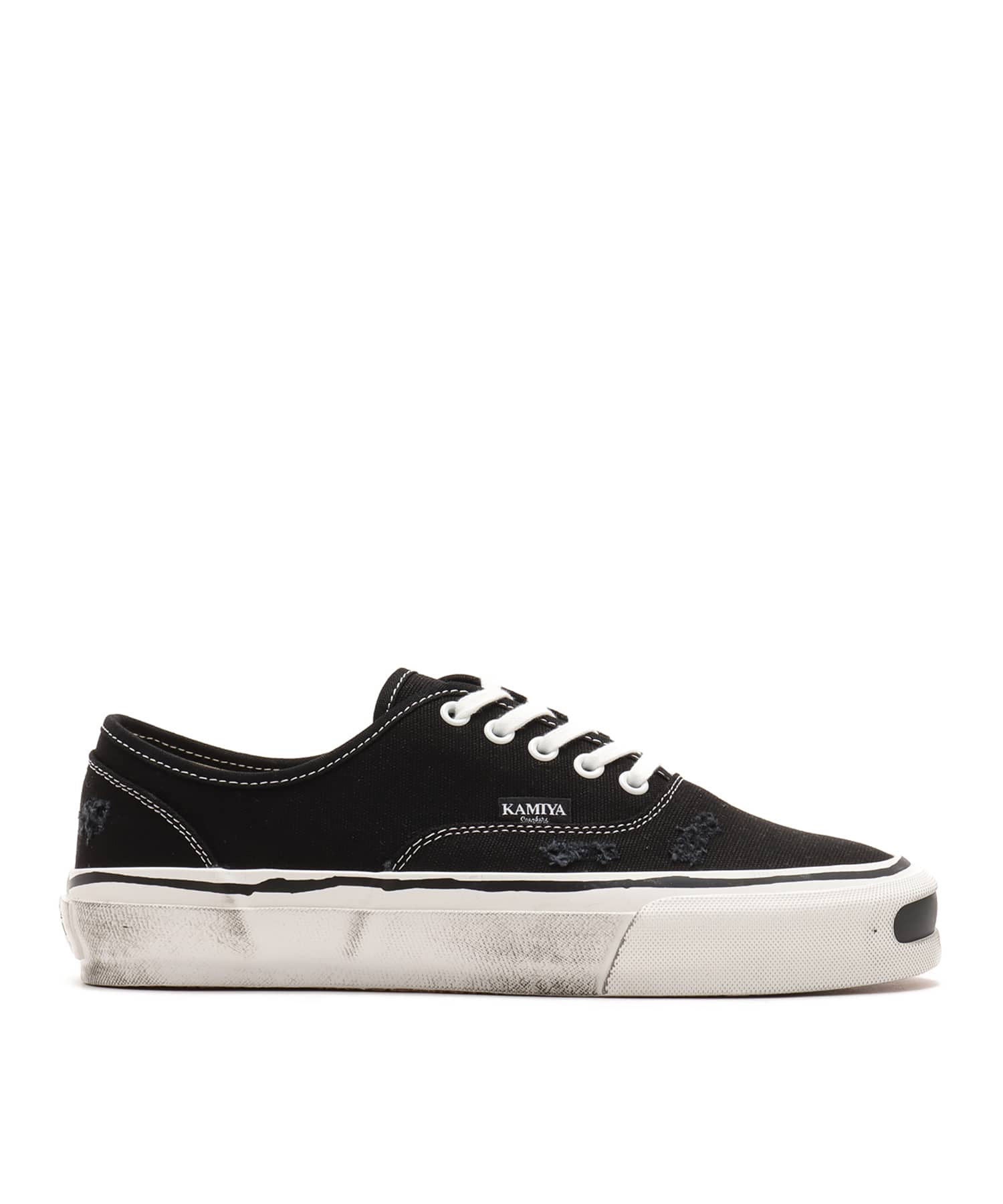 KAMIYA Herc Distressed SNKR BLACKの画像