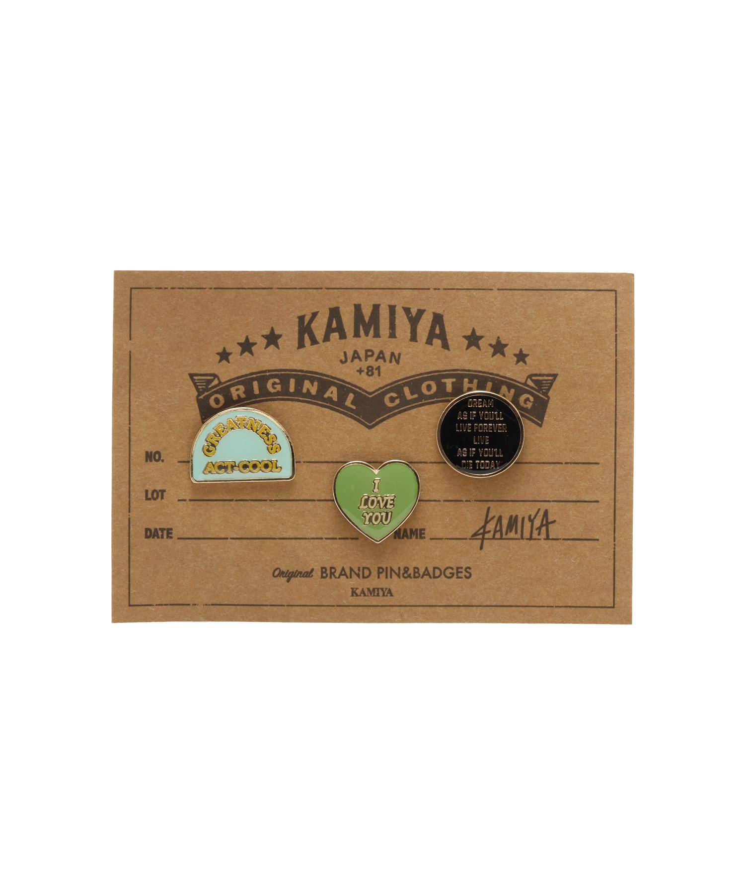 KAMIYA Original Pin 3P (1) マルチの画像