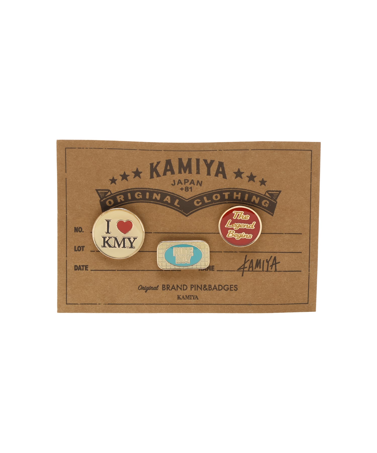KAMIYA Original Pin 3P (2) マルチの画像