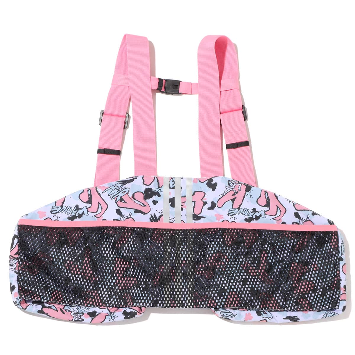 adidas W atmos pink Jenny Kaori カモ ユーティリティ ベスト VIOLET TONEの画像