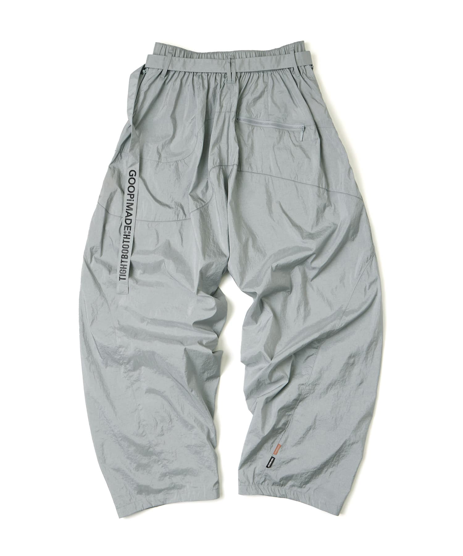 GOOPiMADE x TIGHTBOOTH SP_Strap Baggy Slacks GREYの画像