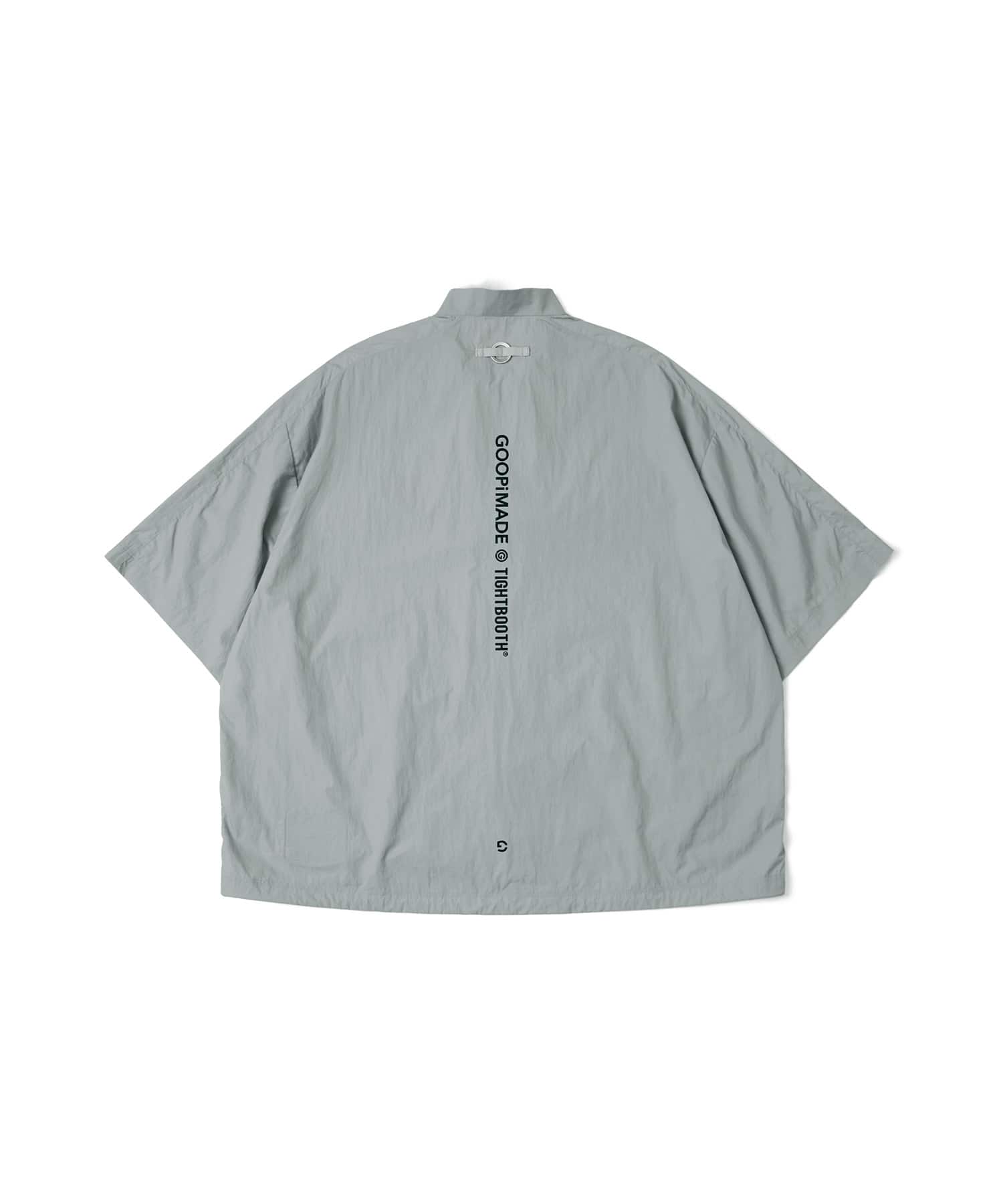 GOOPiMADE x TIGHTBOOTH Tech Uniform Zip Shirt GREYの画像