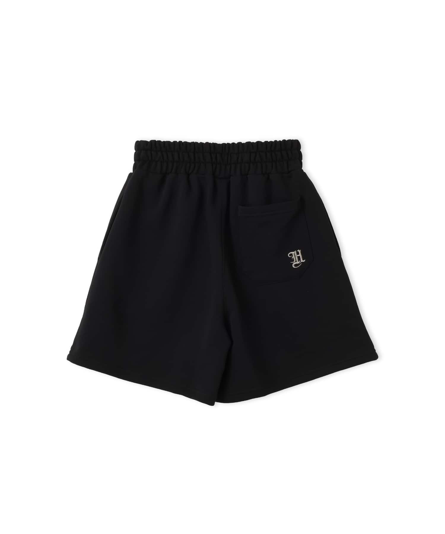 HDEX Womens Wide Waist Shorts Blackの画像