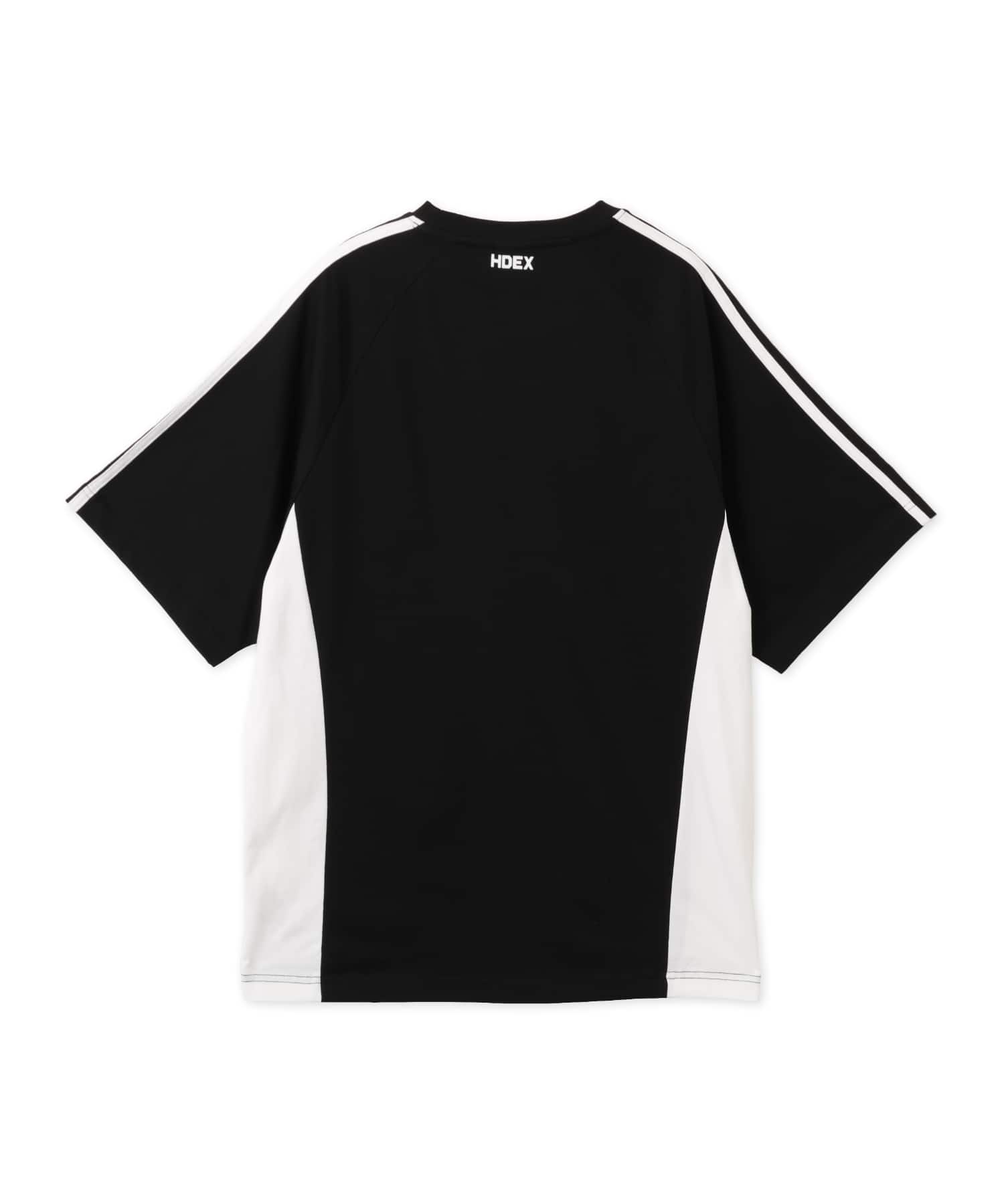HDEX Side Color Block Short Sleeve Blackの画像
