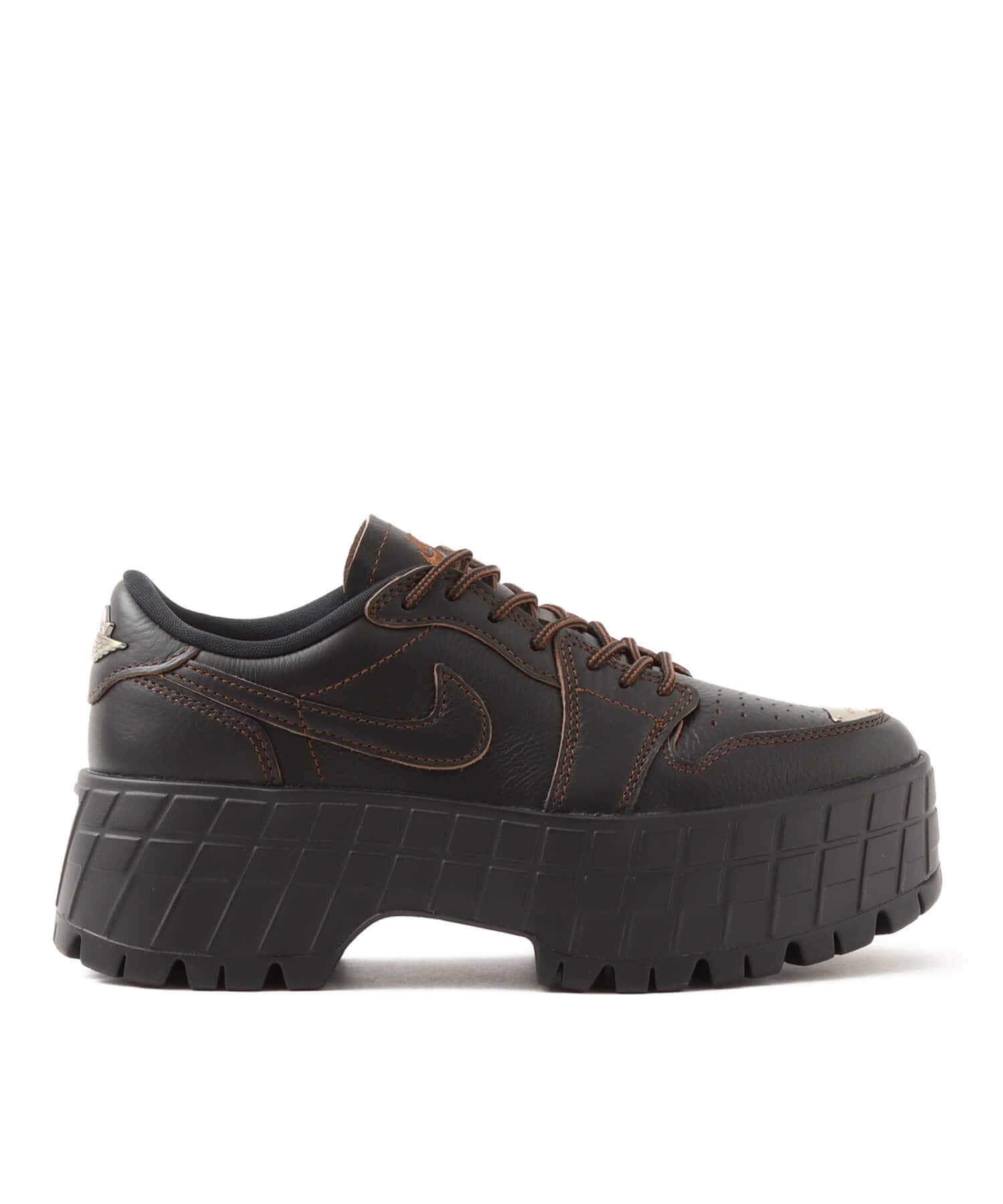 JORDAN BRAND W AIR JORDAN 1 BROOKLYN LOW BLACK/CACAO WOW-BLACKの画像
