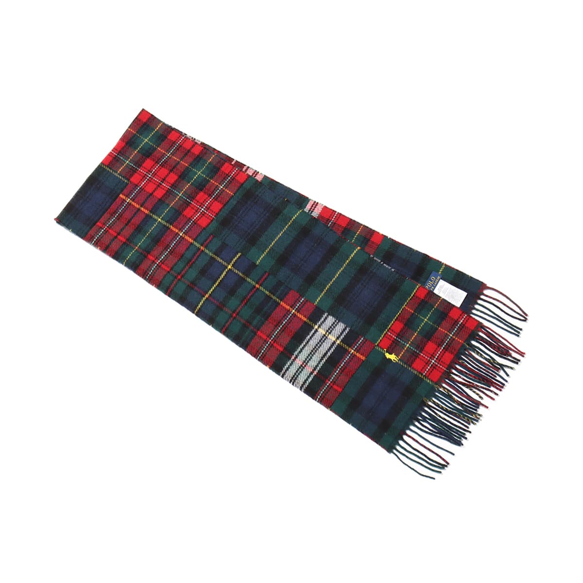POLO RALPH LAUREN PTCHWRK PLD-SCARF RED MULTI の画像