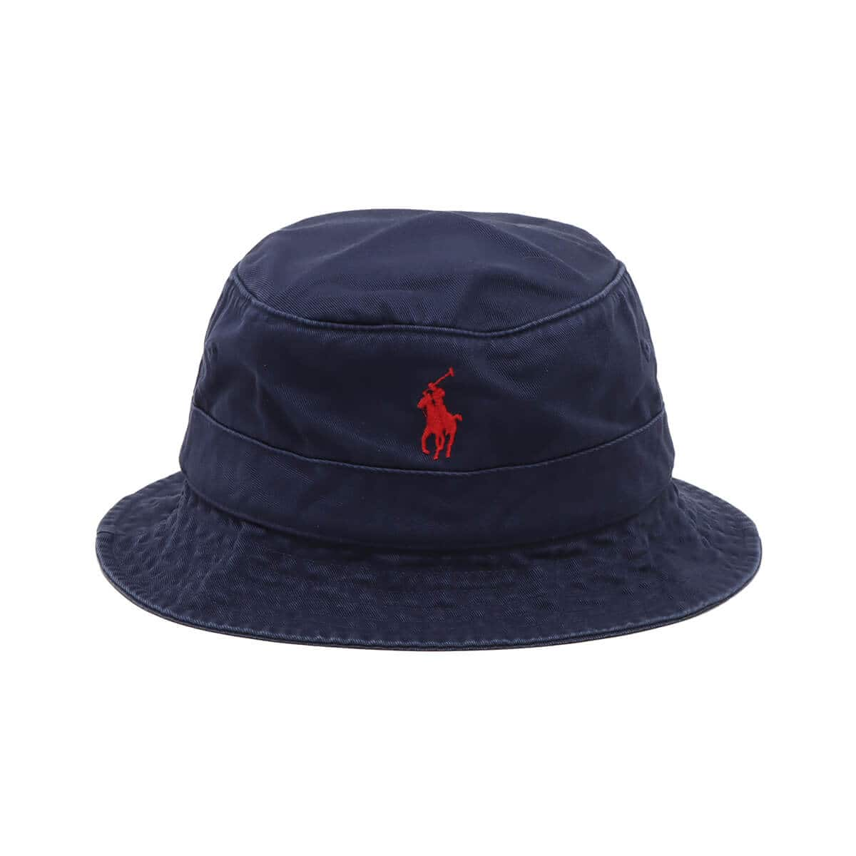 POLO RALPH LAUREN BUCKET HAT NAVY 23FW-I